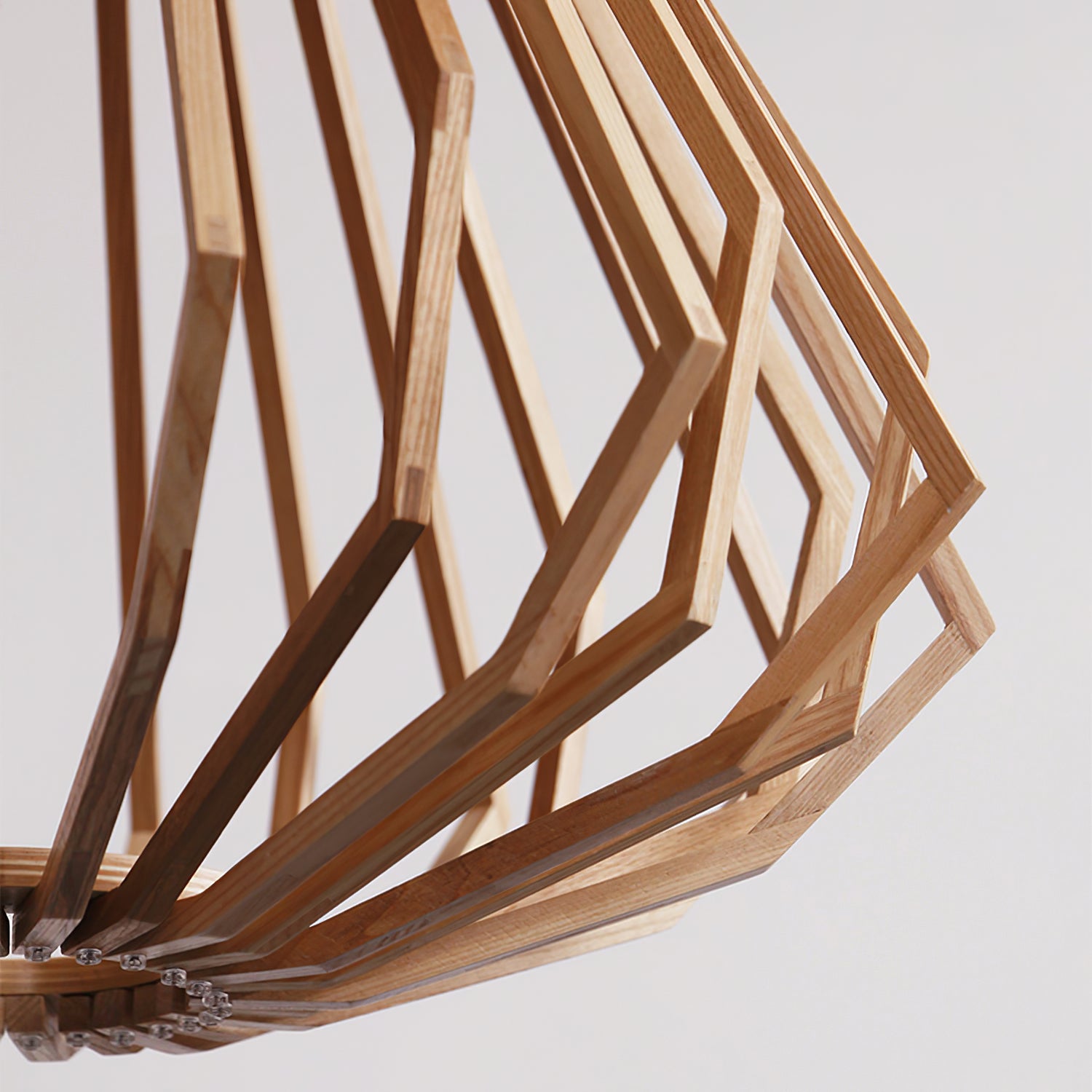 Wood Cage Pendant Lamp - Lumpaz