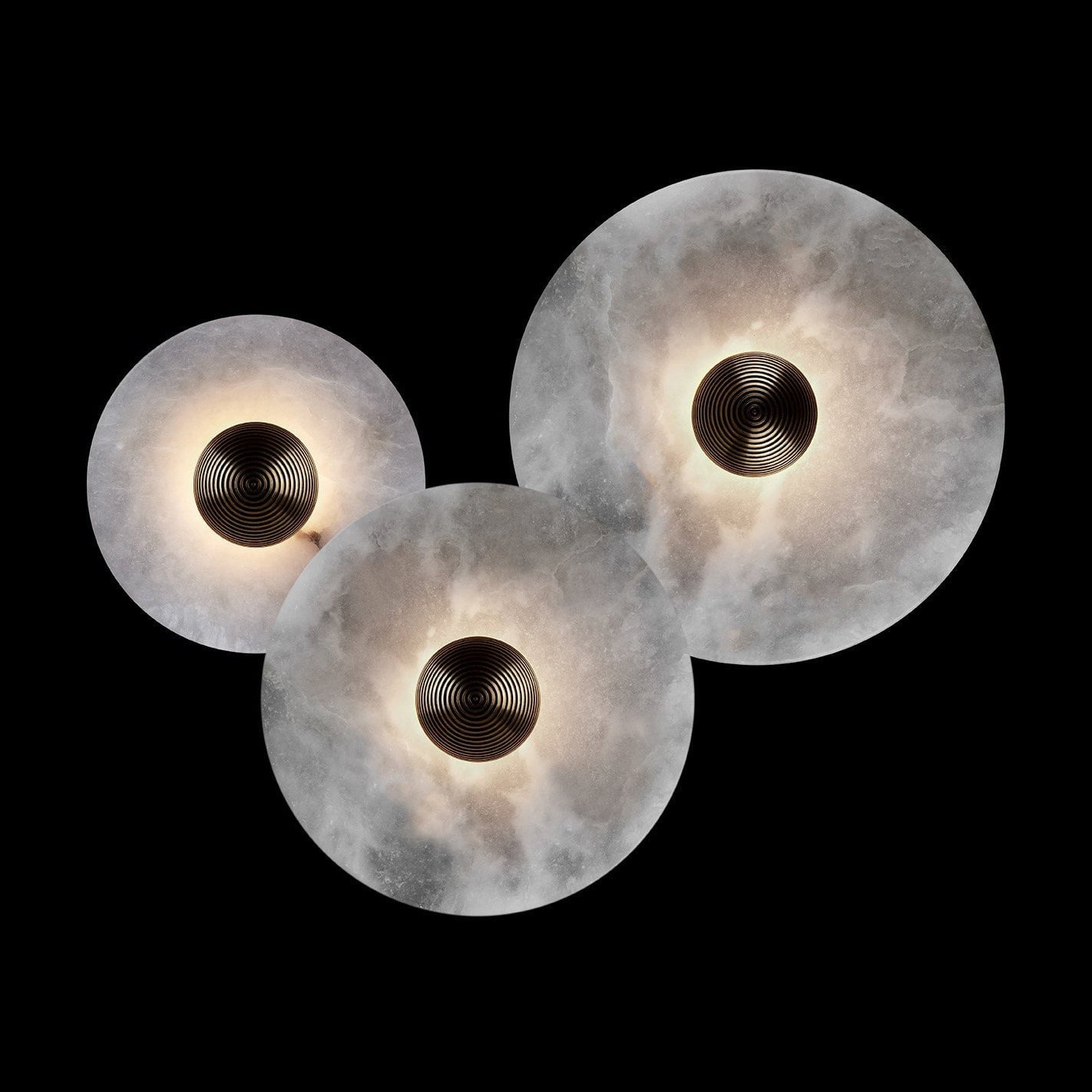 Round Alabaster Wall Lamp - Lumpaz