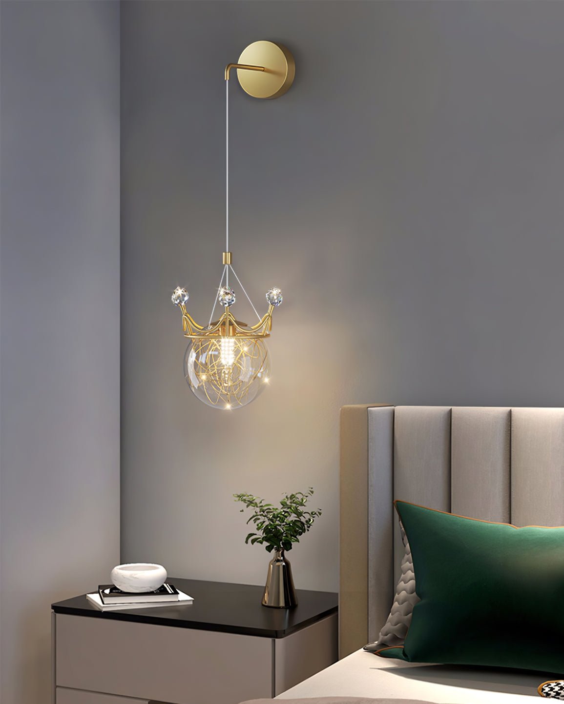 Gypsophila Crown Wall Lamp - Lumpaz