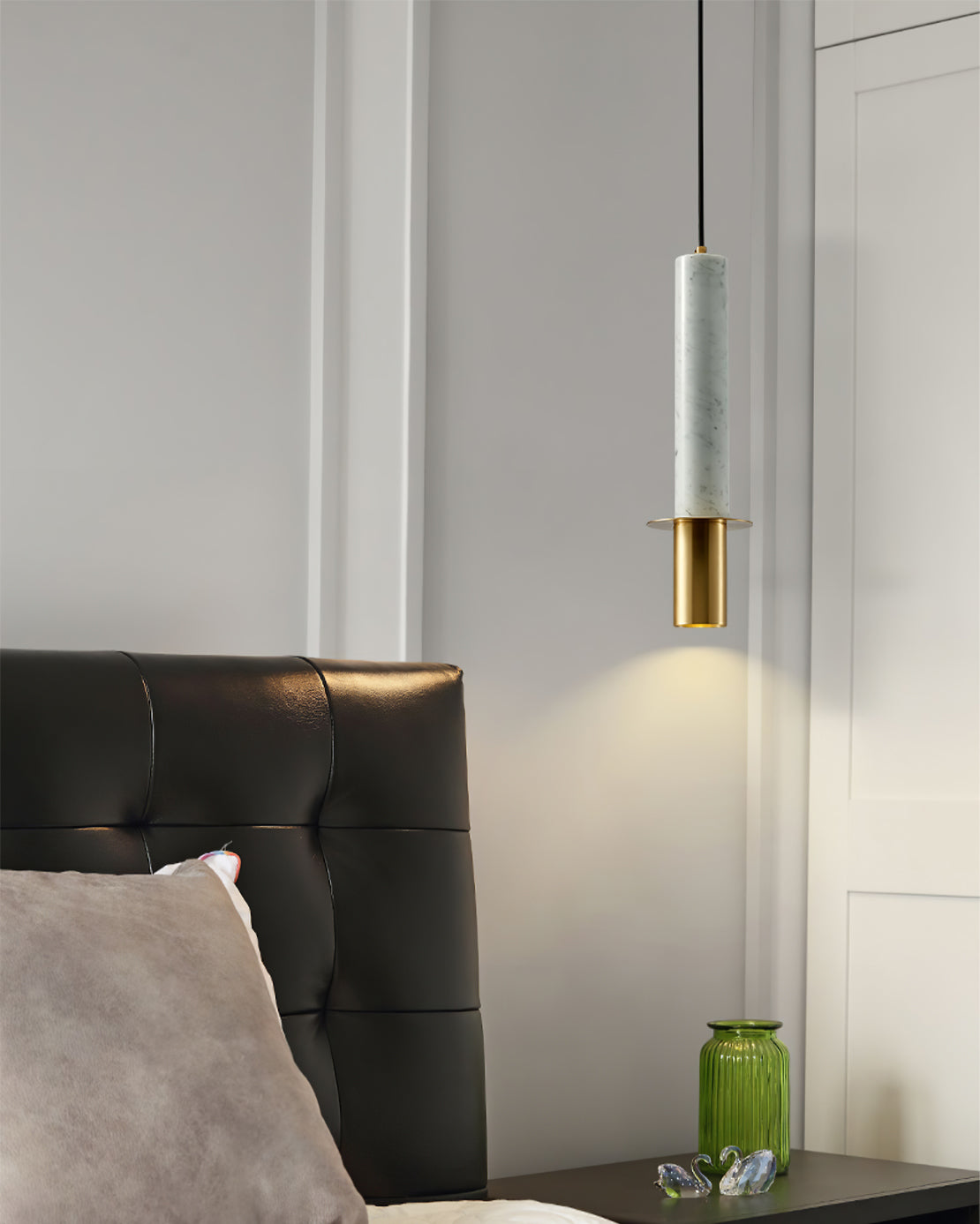 Marble Cylinder Pendant Light - Lumpaz