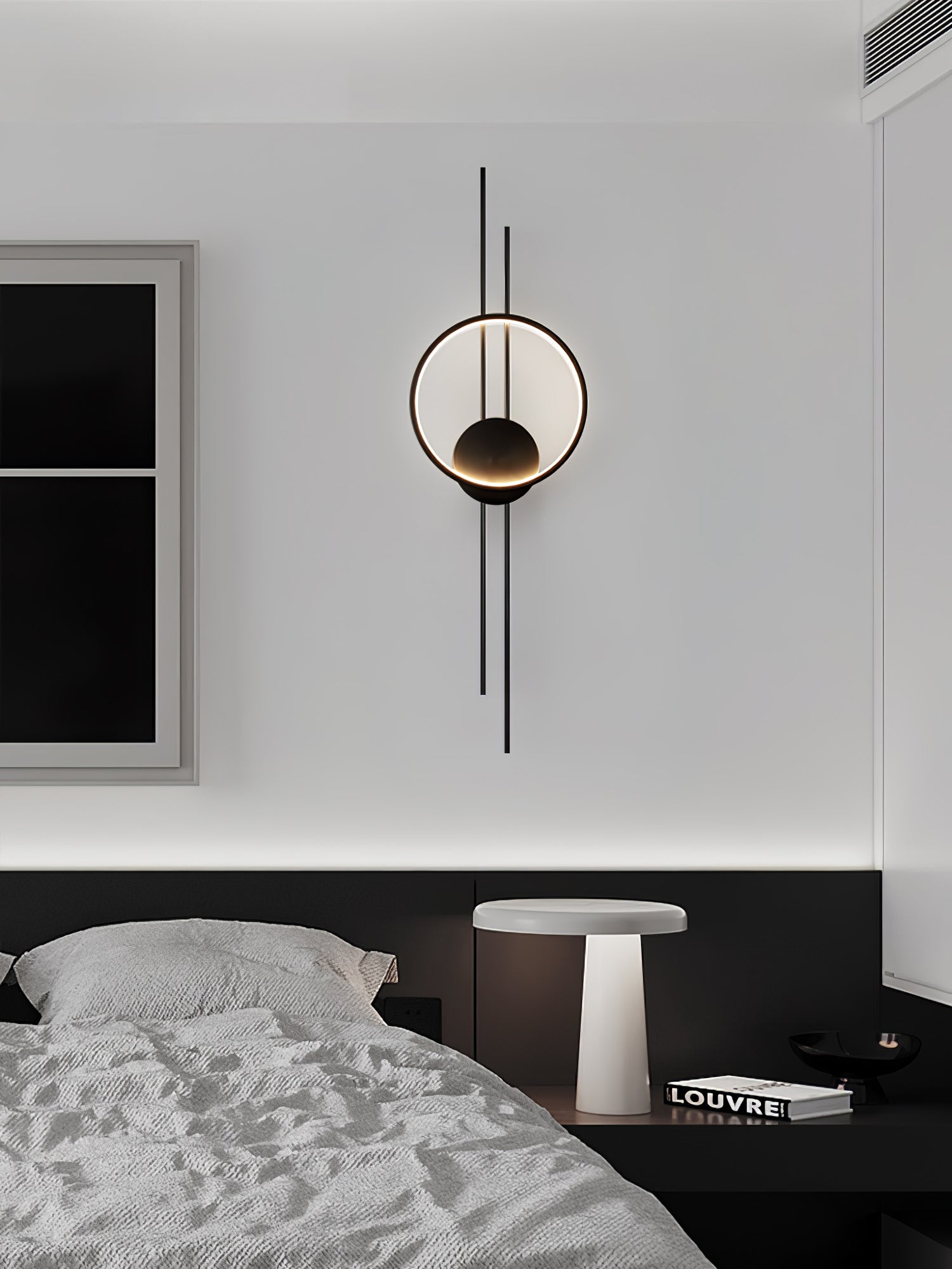 Circle And Line Wall Lamp - Lumpaz