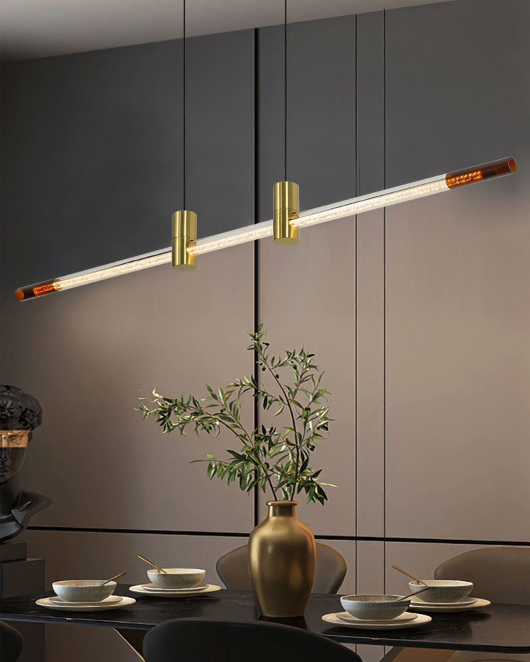 RA Linear Chandelier - Lumpaz