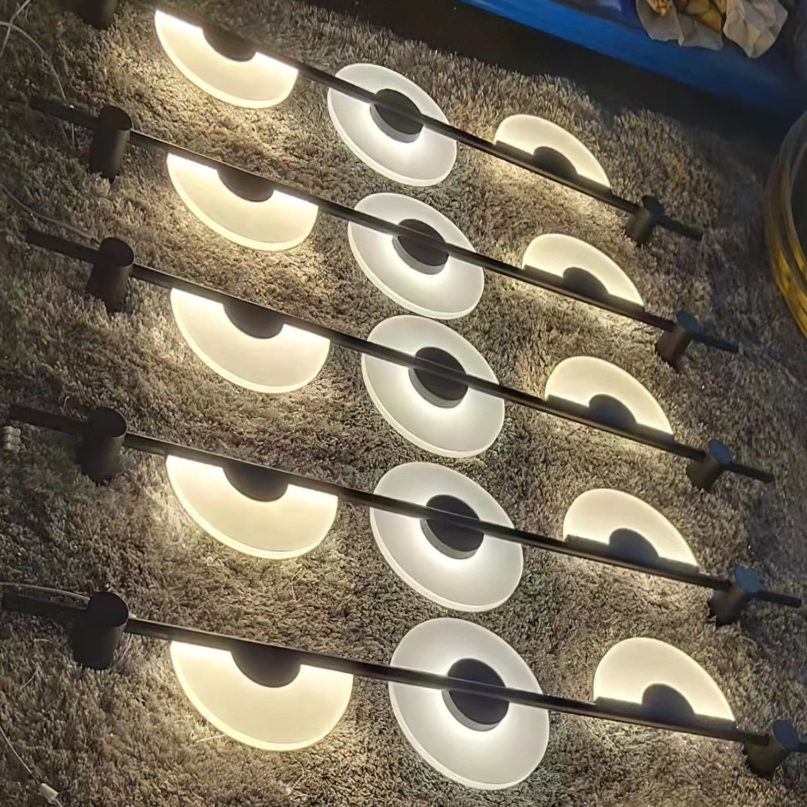 Black Slender Alabaster Wall Lamp - Lumpaz