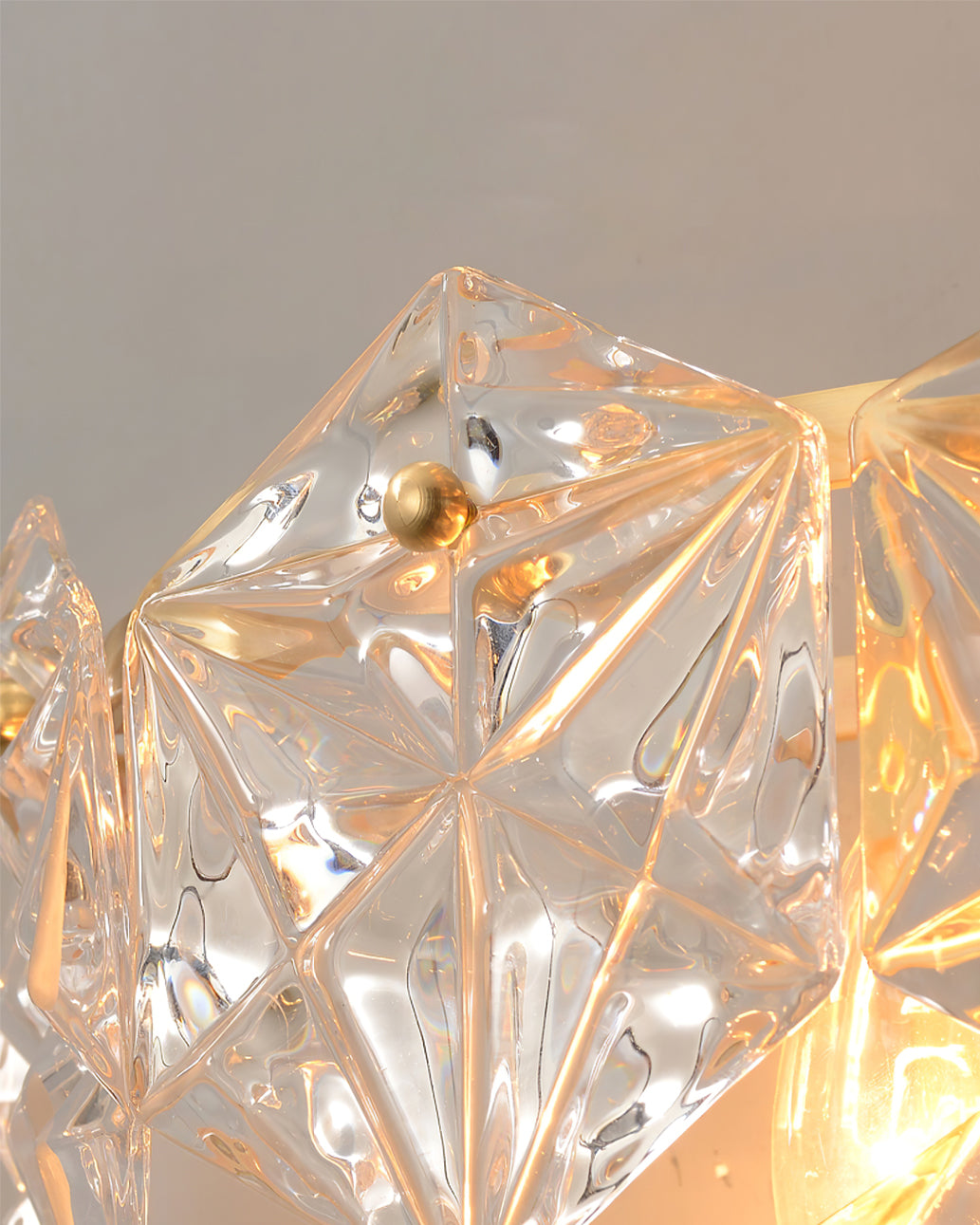 Snowflake Glass Wall Lamp - Lumpaz