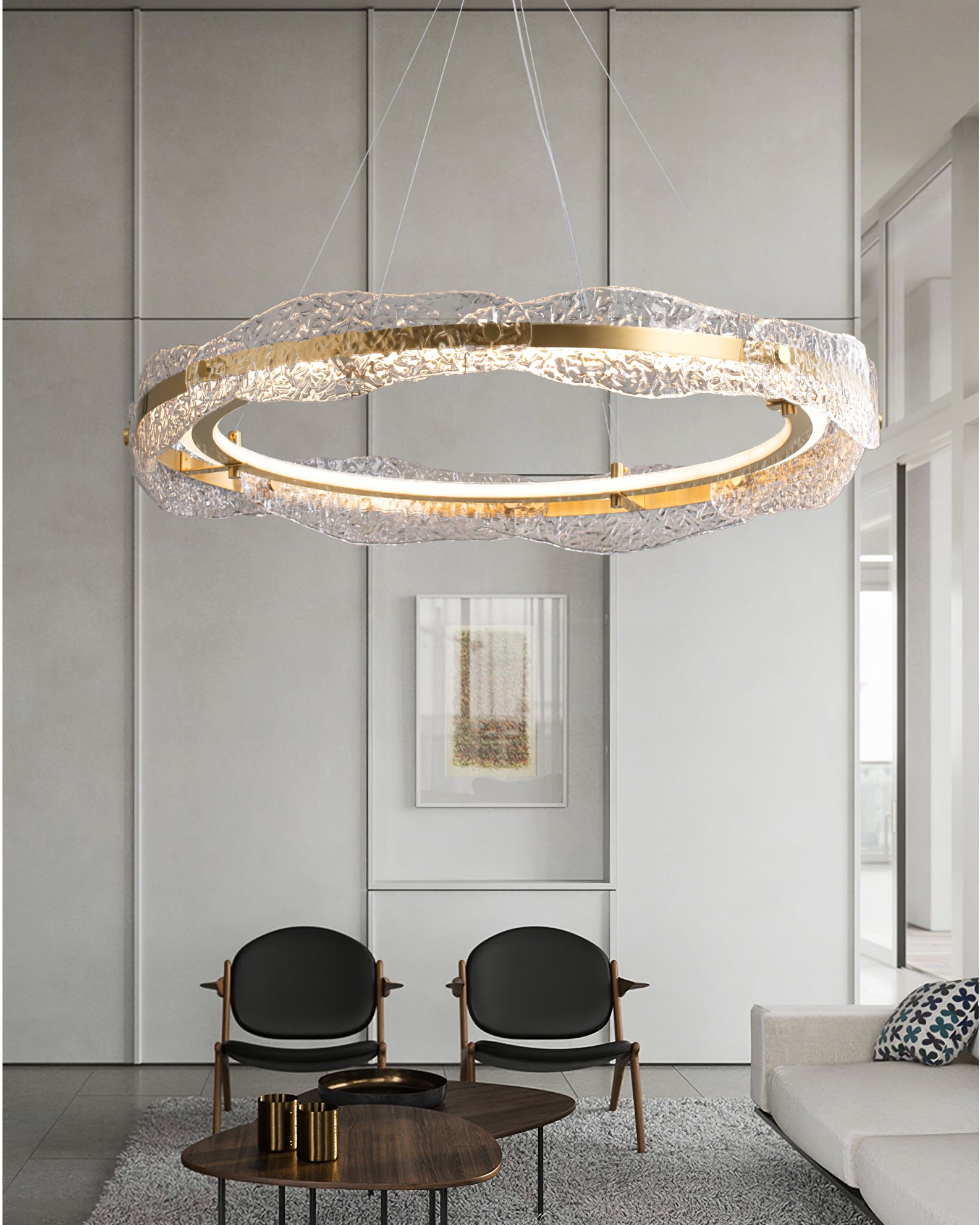 Water Ripple Chandelier - Lumpaz