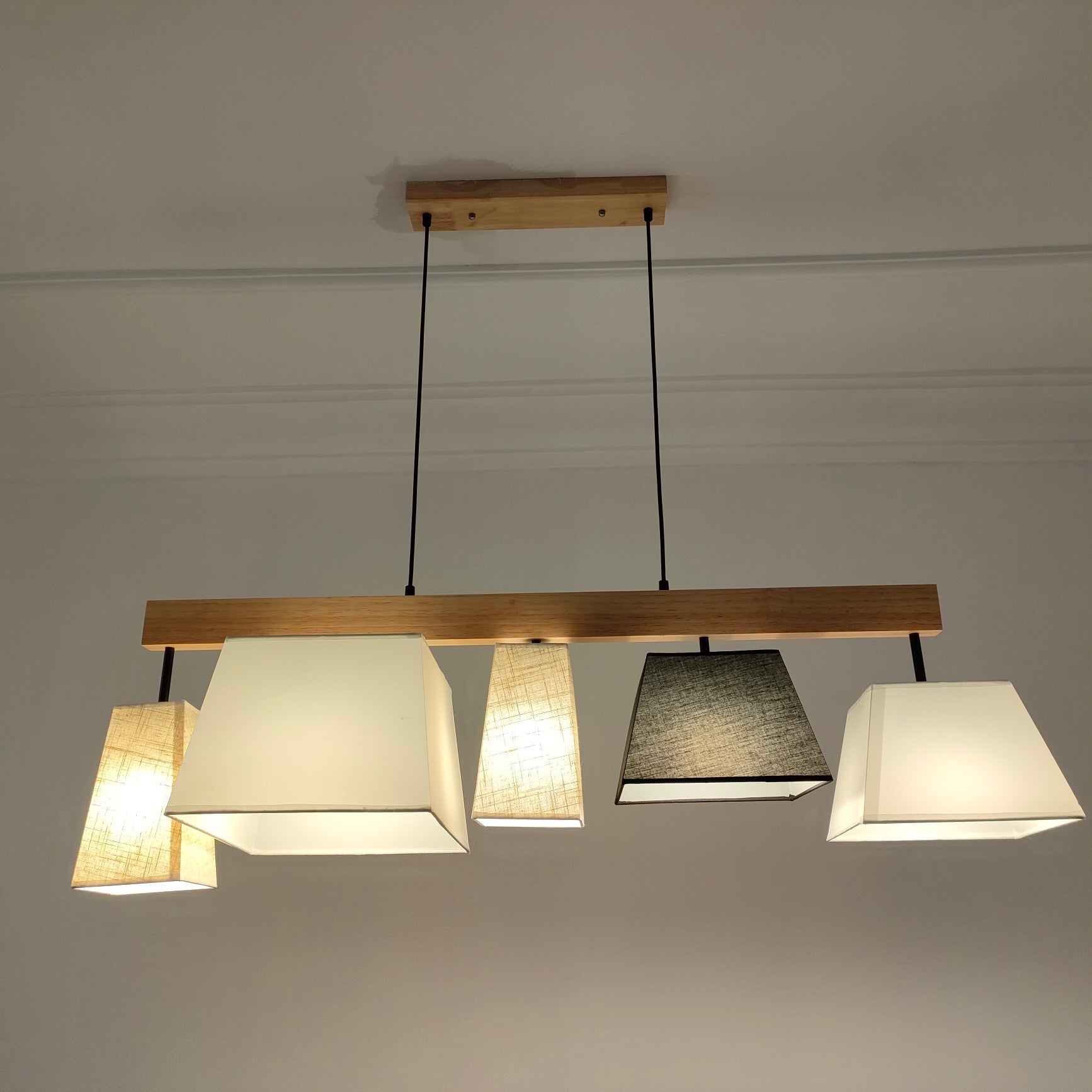 Lindby Wooden Chandelier - Lumpaz