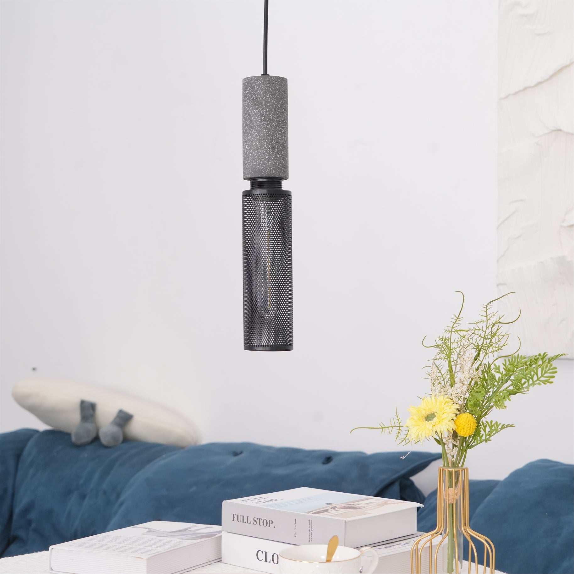 Concrete Industry Pendant Lamp - Lumpaz