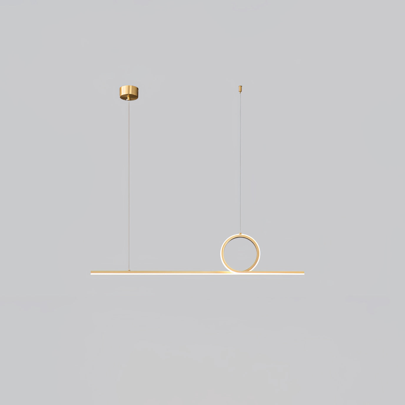 Centre Loop Linear Pendant Lamp - Lumpaz