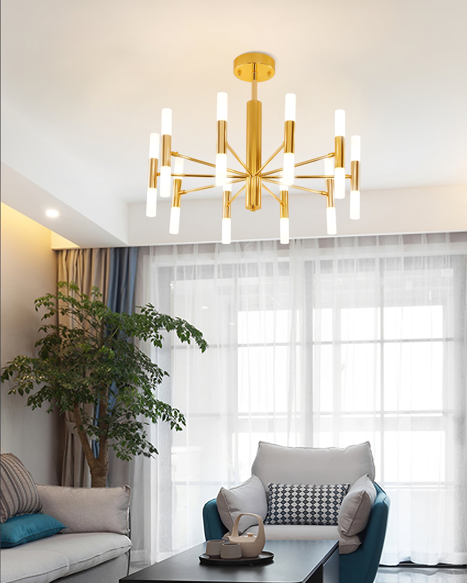 Tube Chandelier - Lumpaz