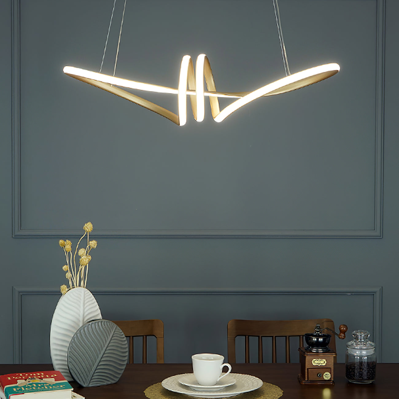 Ribbon Chandelier - Lumpaz