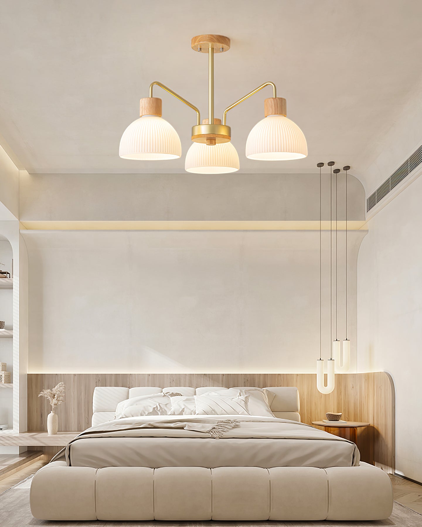 Ribbed Chandelier - Lumpaz