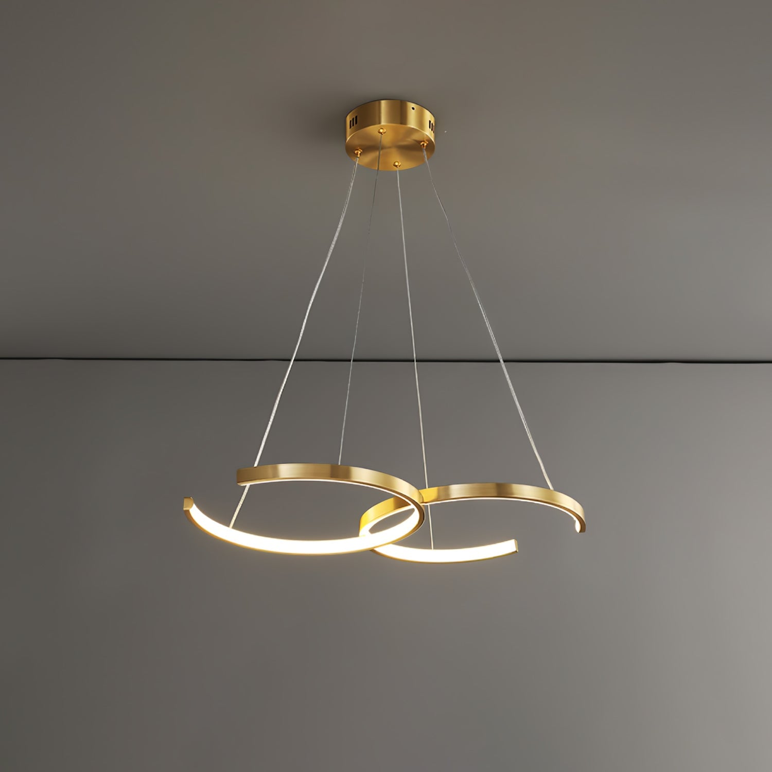Double Rings Pendant Light - Lumpaz