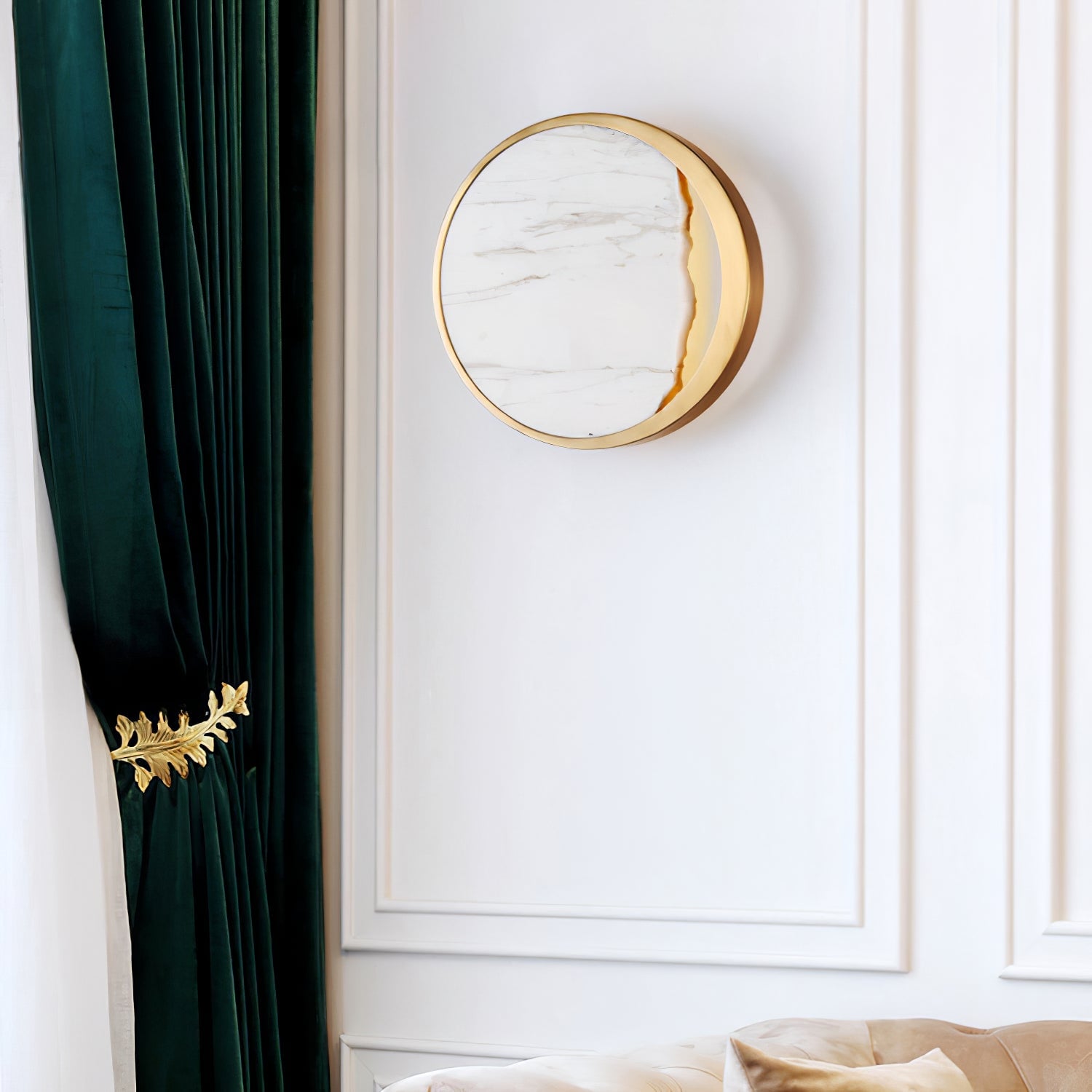 Eclipse Marble Wall Lamp - Lumpaz