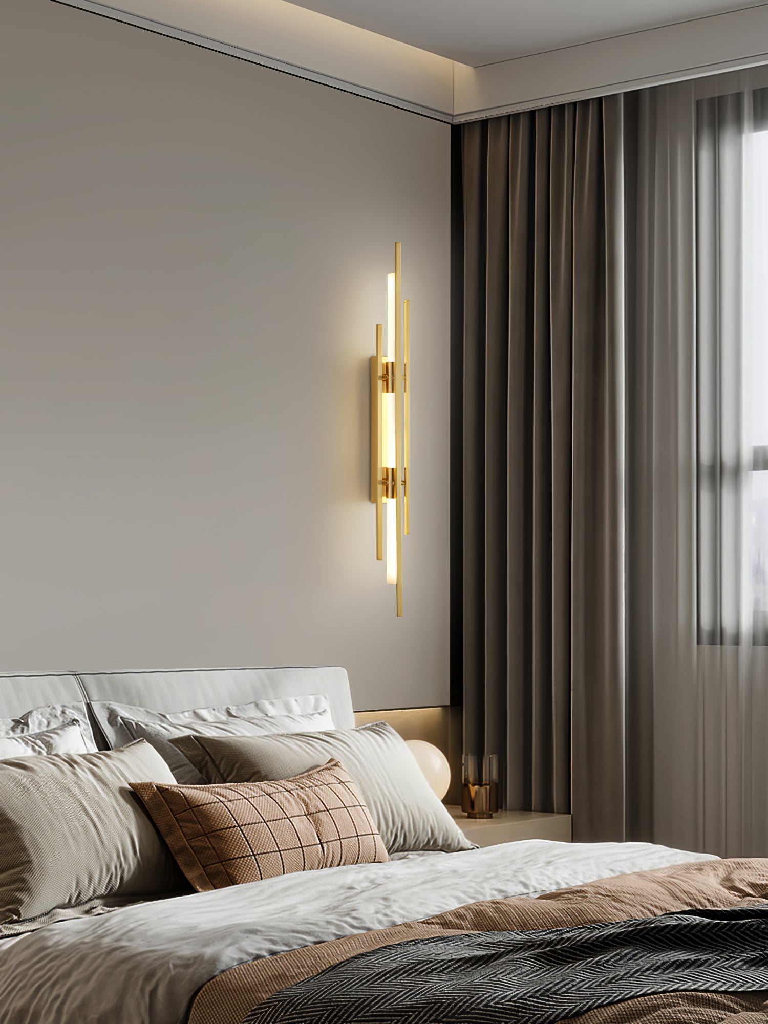 Brass Line Wall Lamp - Lumpaz