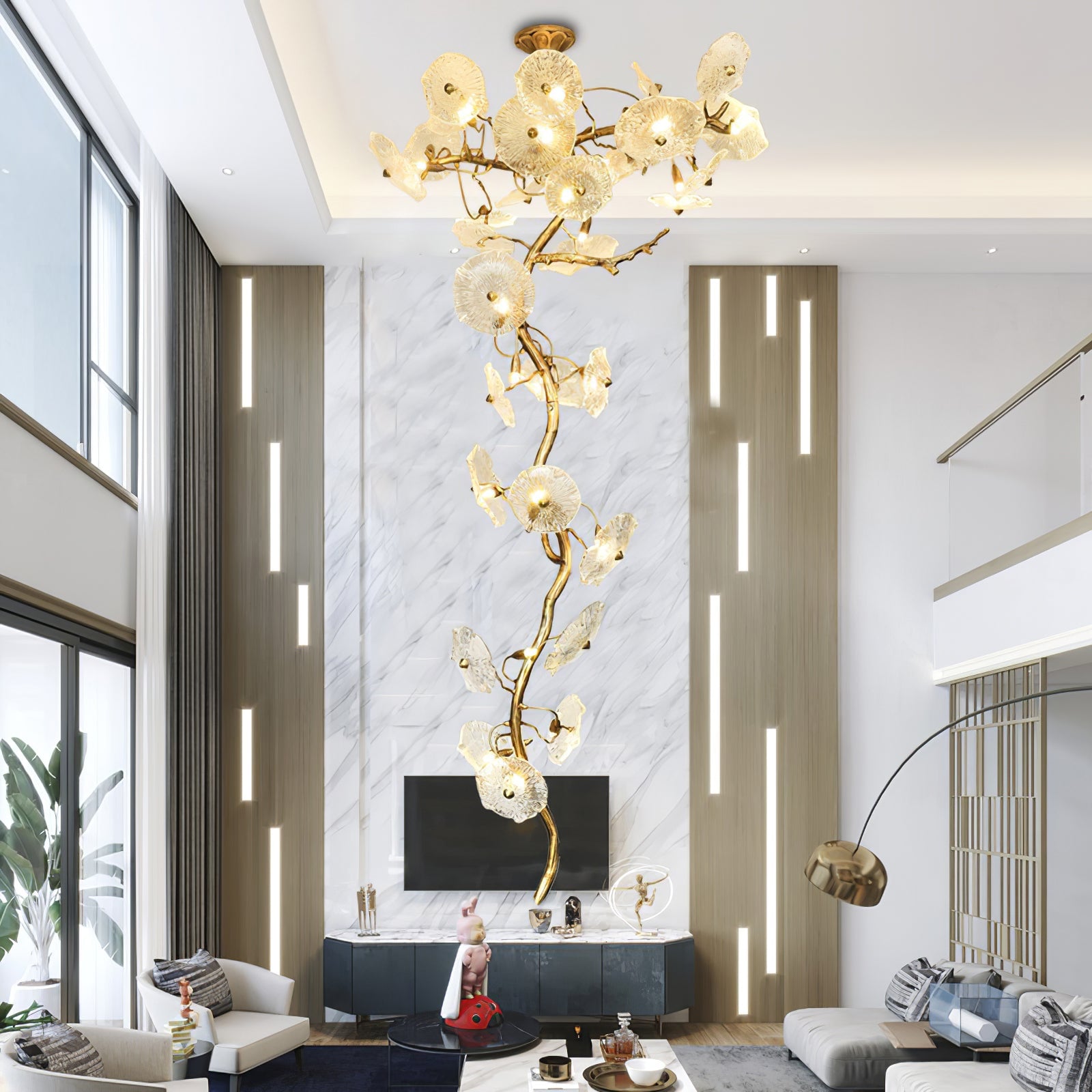Nenufar Bonsai Chandelier - Lumpaz