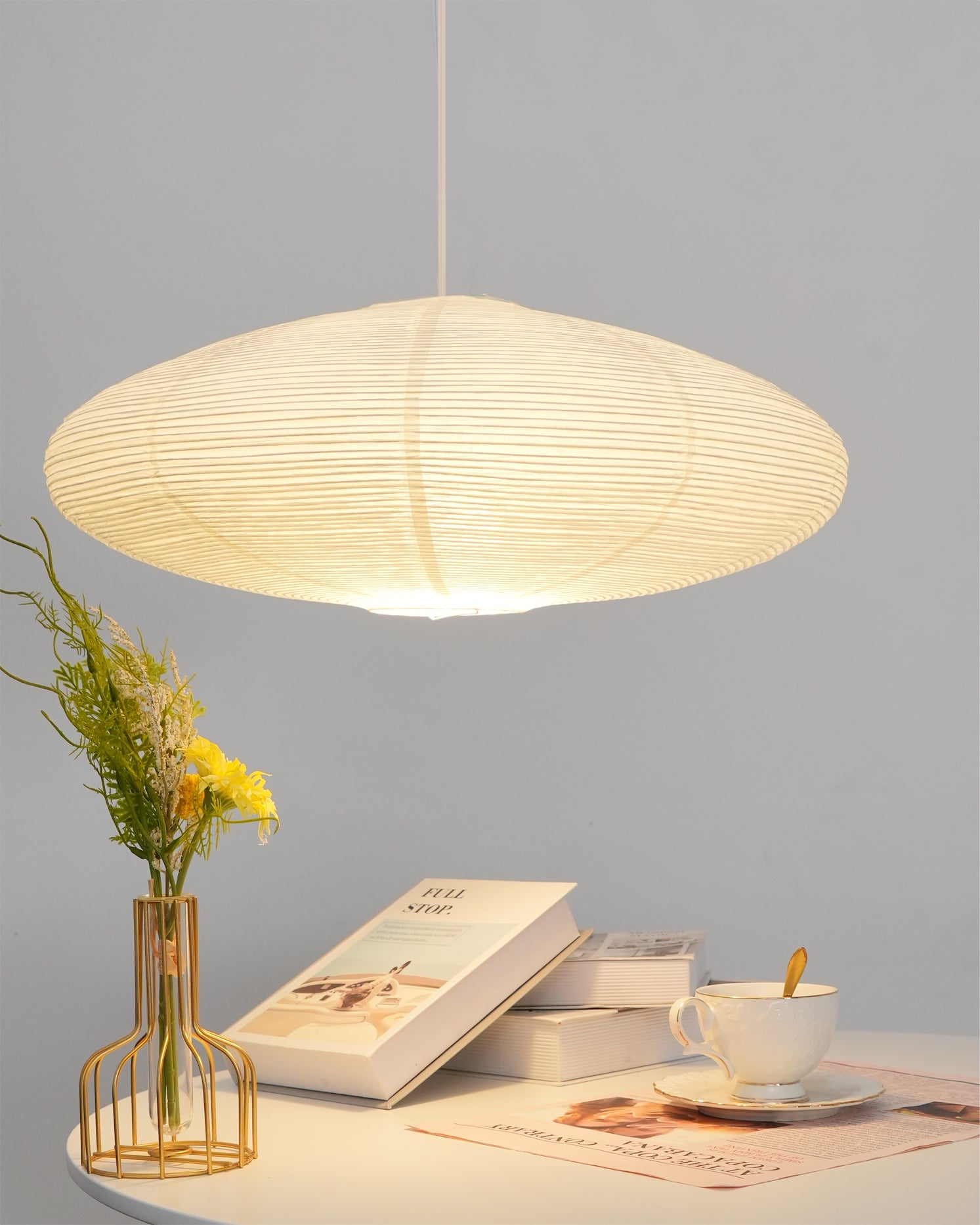 Rice Paper 15A Pendant Light - Lumpaz