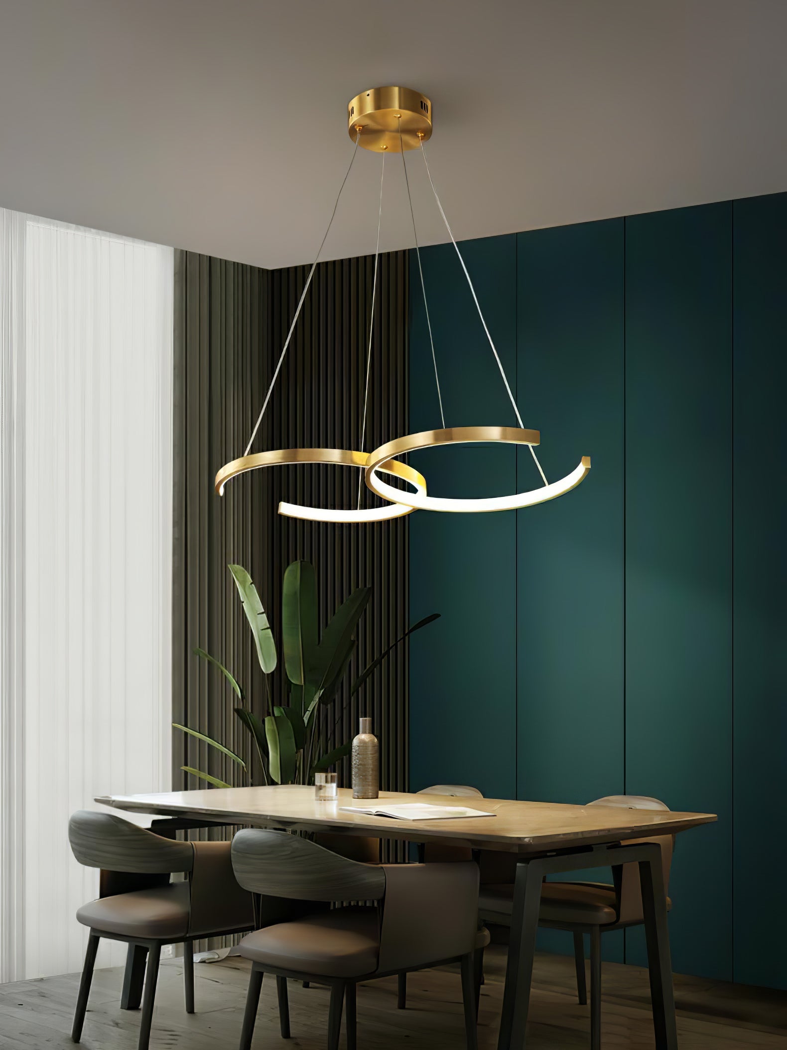 Double Rings Pendant Light - Lumpaz