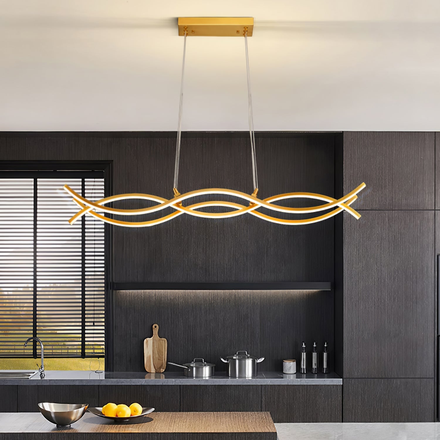 Wave Island Chandelier - Lumpaz