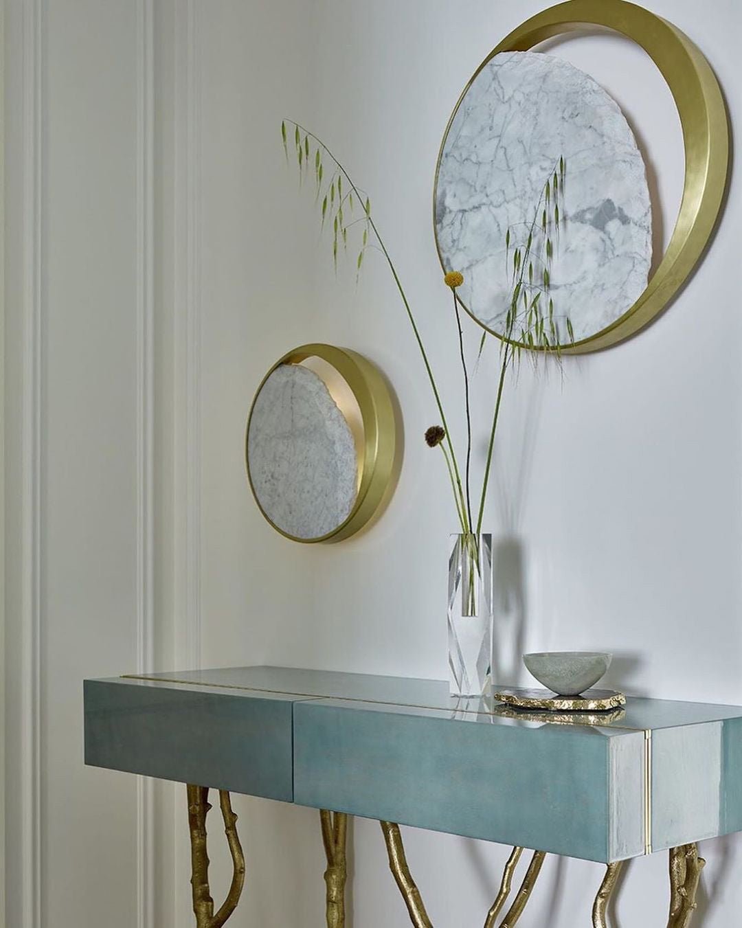 Eclipse Marble Wall Lamp - Lumpaz