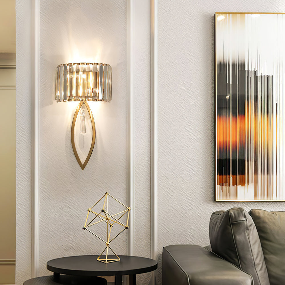 Arc Prismatic Crystal Wall Lamp - Lumpaz