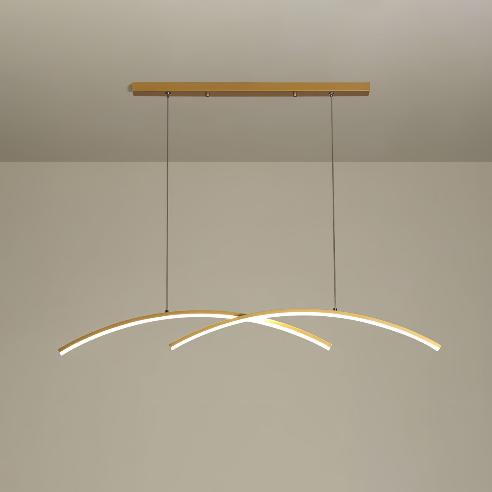 Oscillating Strip Island Chandelier - Lumpaz