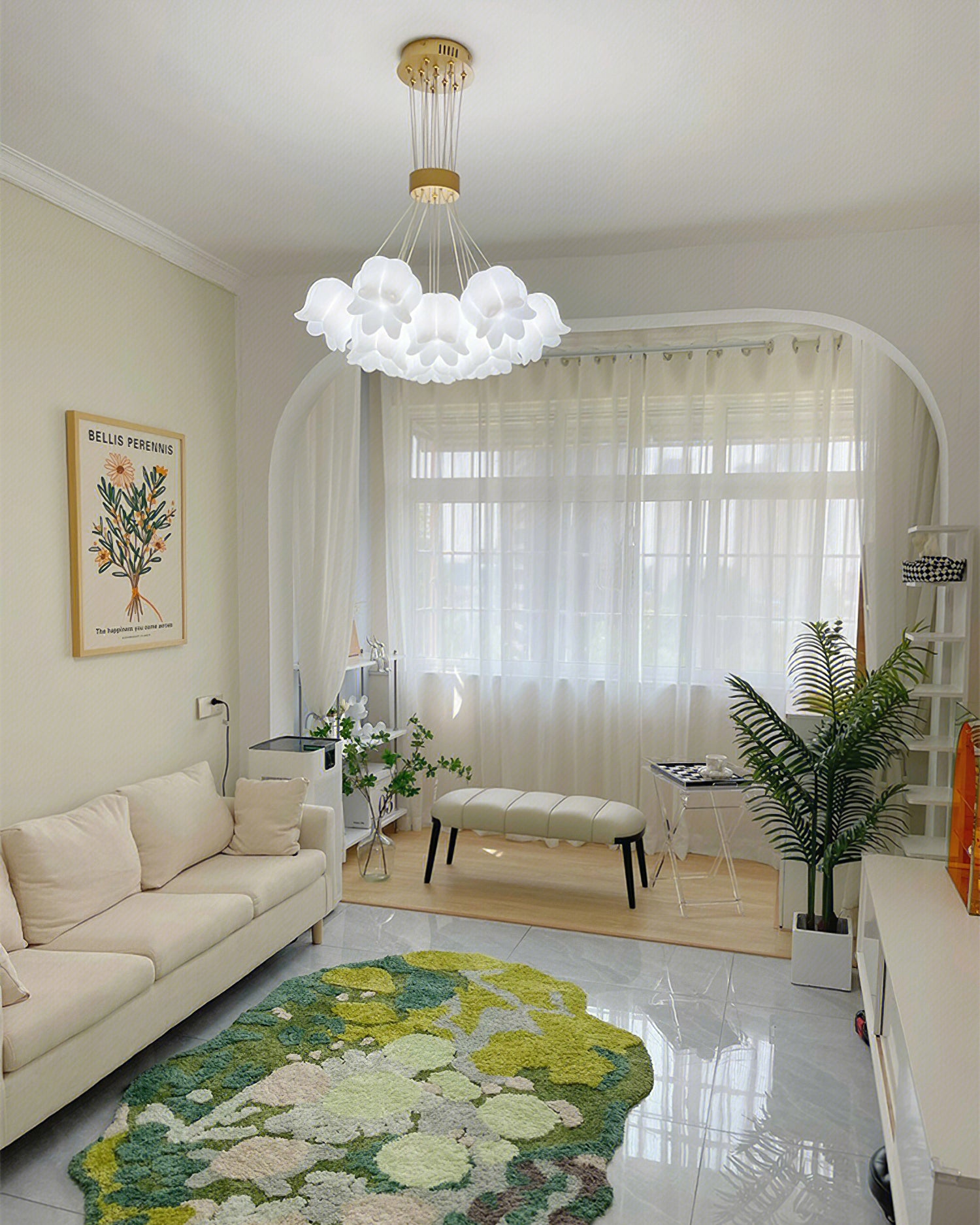 Lily Of The Valley Chandelier - Lumpaz