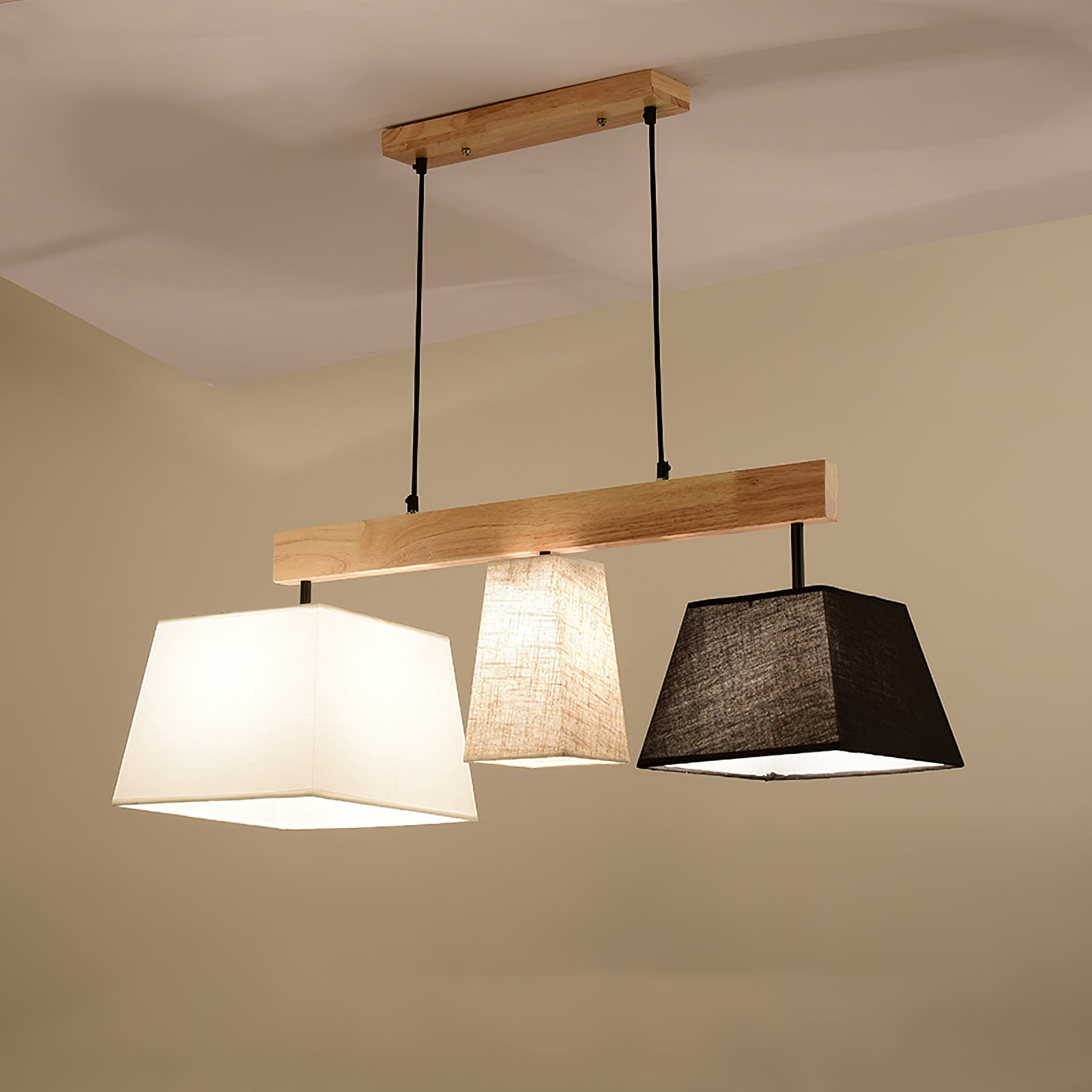 Lindby Wooden Chandelier - Lumpaz