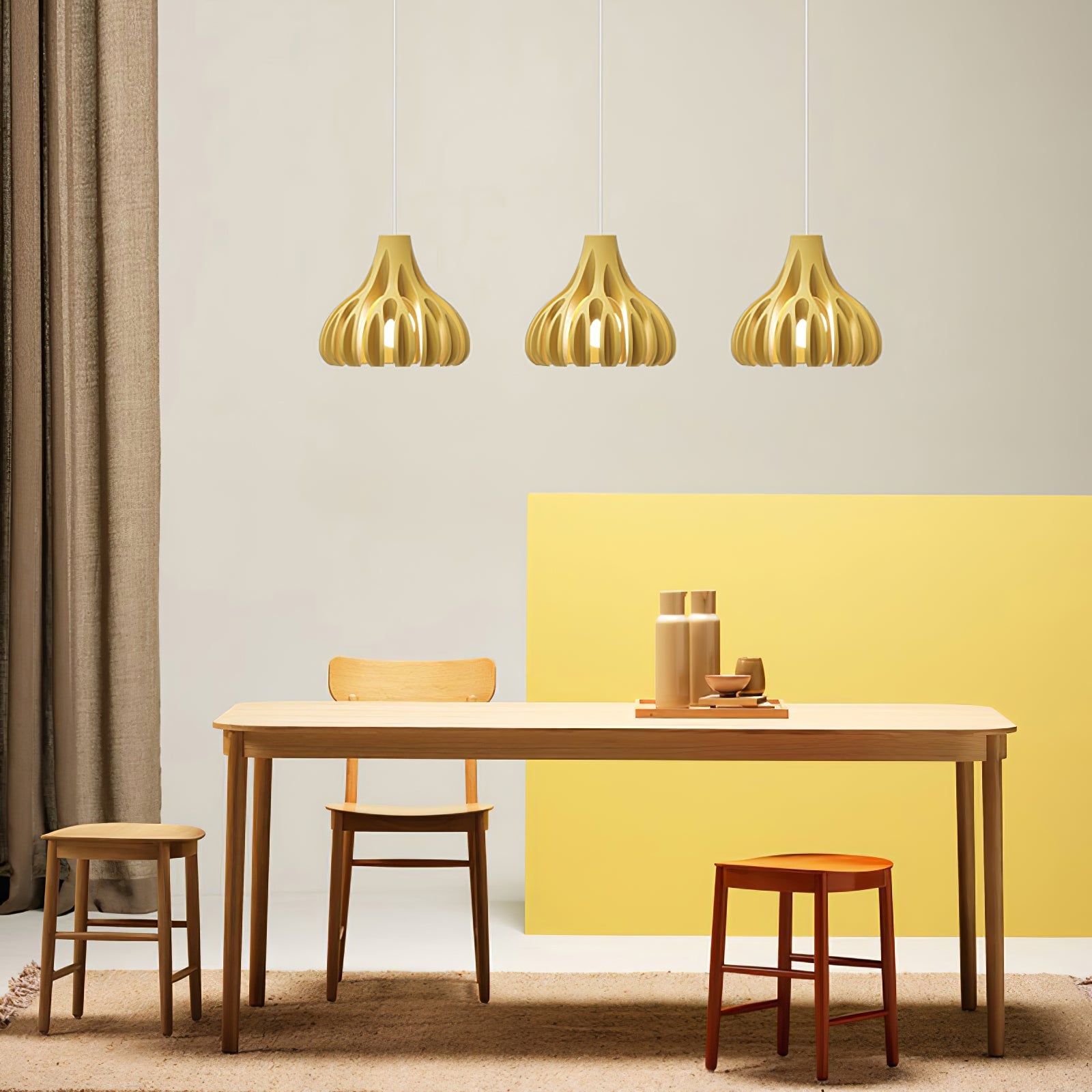 Coral Resin Pendant Lamp - Lumpaz