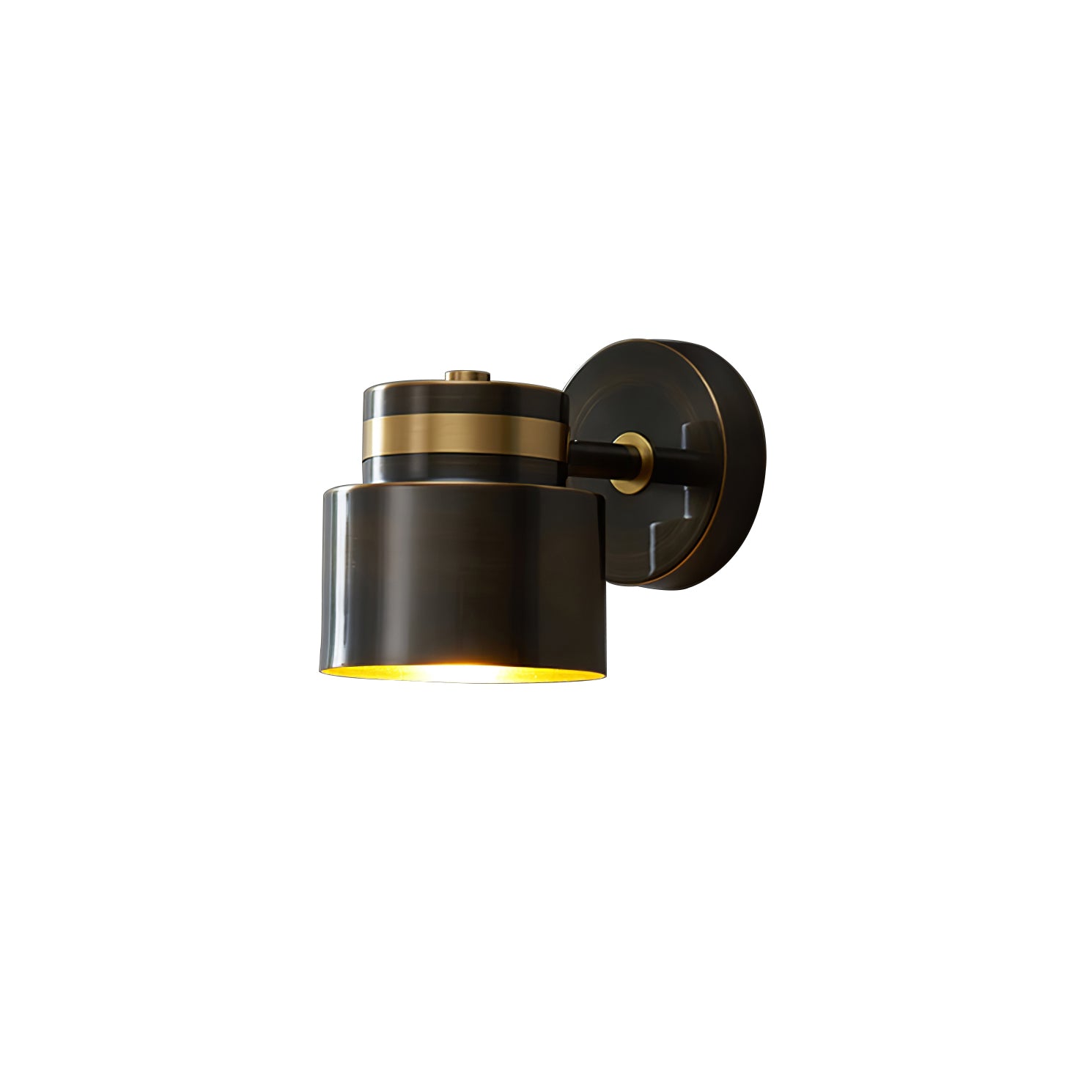 Brass Cylinder Wall Lamp - Lumpaz