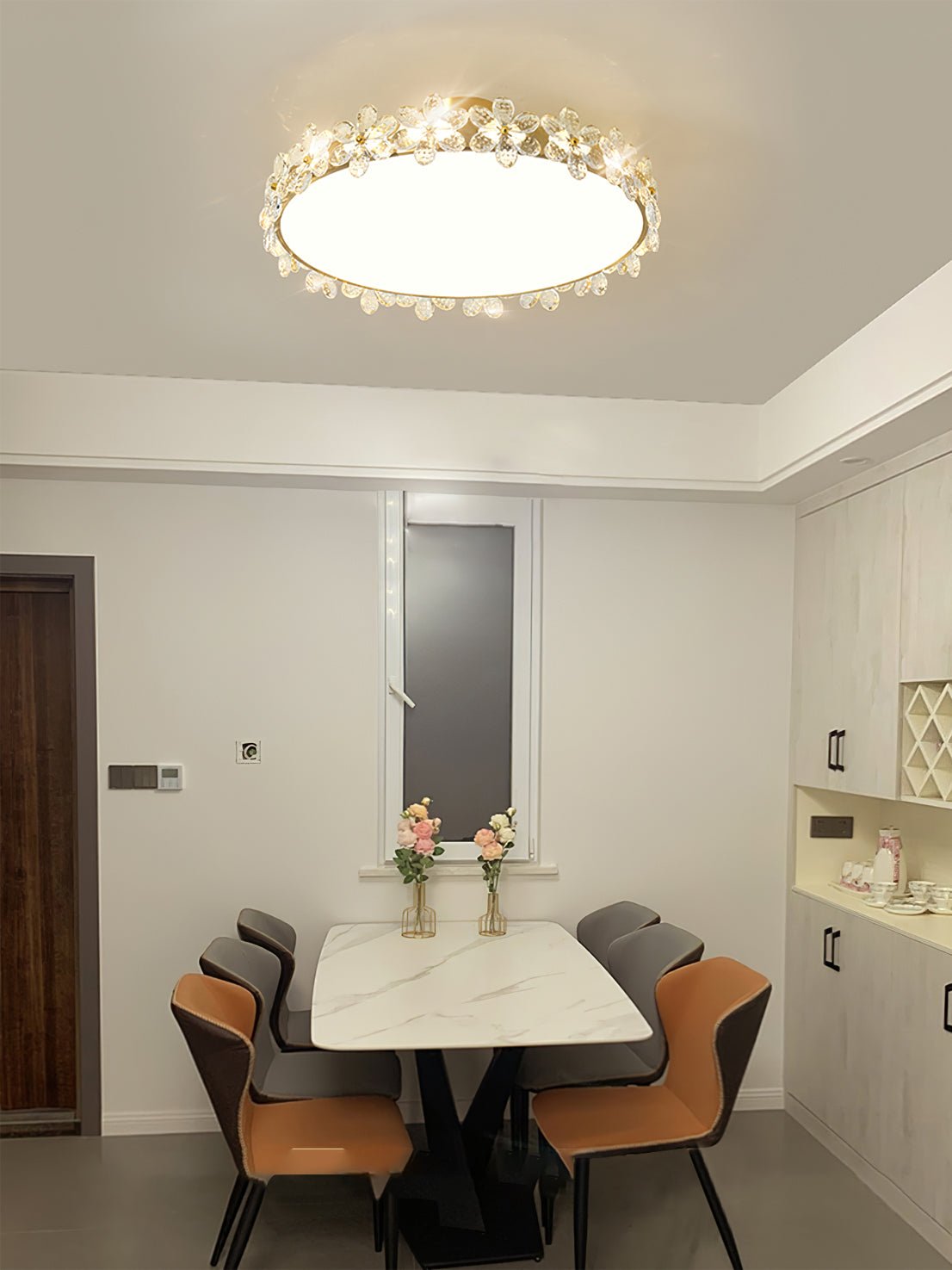 Petal Crystal Ceiling Lamp - Lumpaz