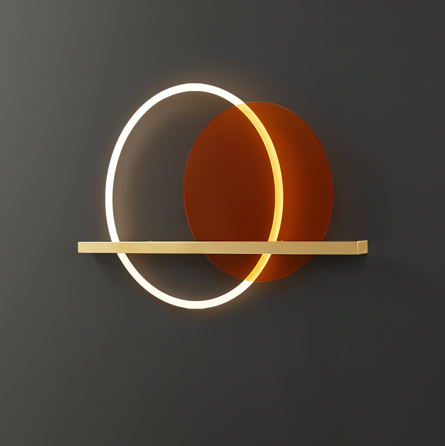 Round Cut Wall Lamp - Lumpaz
