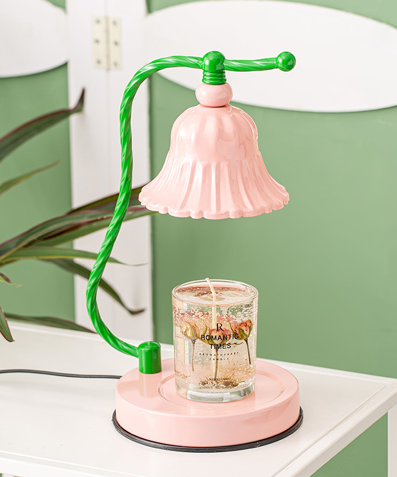 Pink Candle Table Lamp - Lumpaz