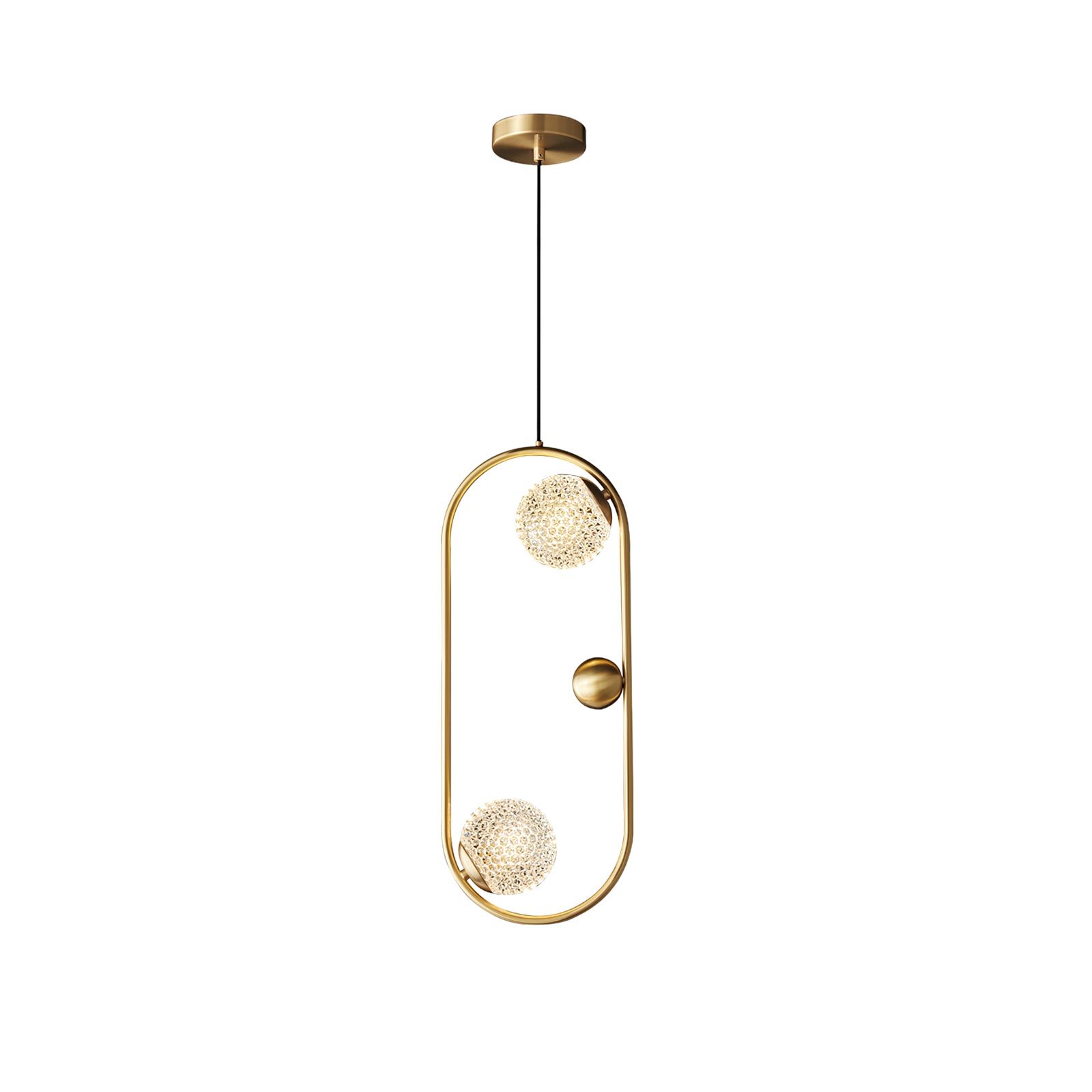 Jupiter Brass Pendant Lamp - Lumpaz