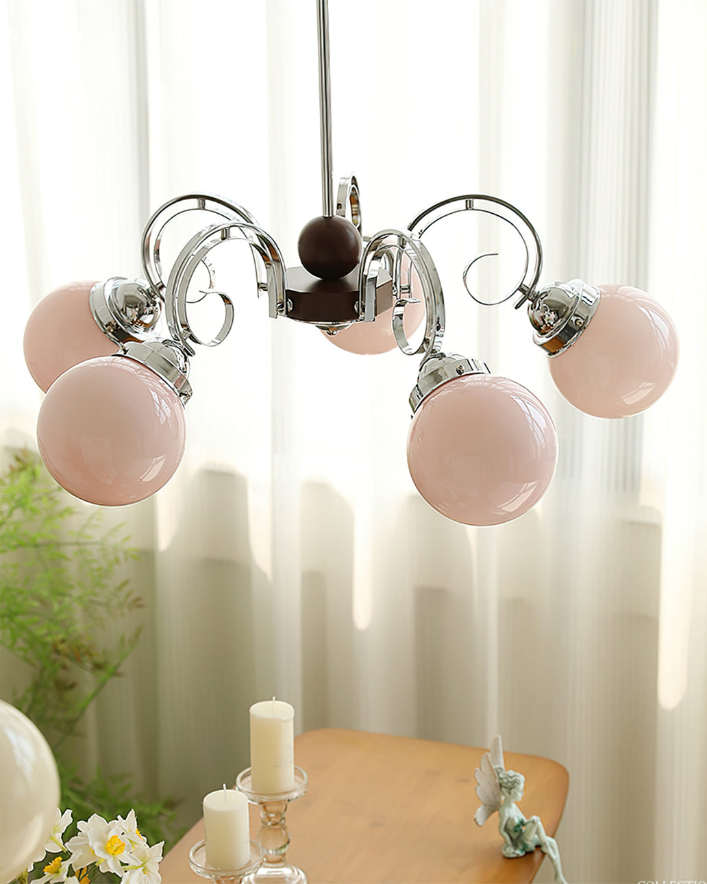 Kotter Cream Chandelier - Lumpaz