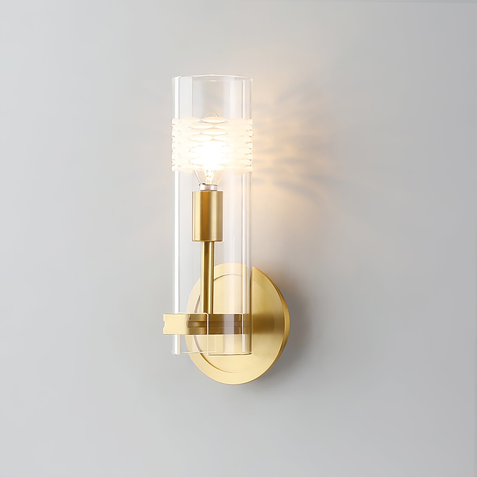Glass Candlestick Wall Lamp - Lumpaz