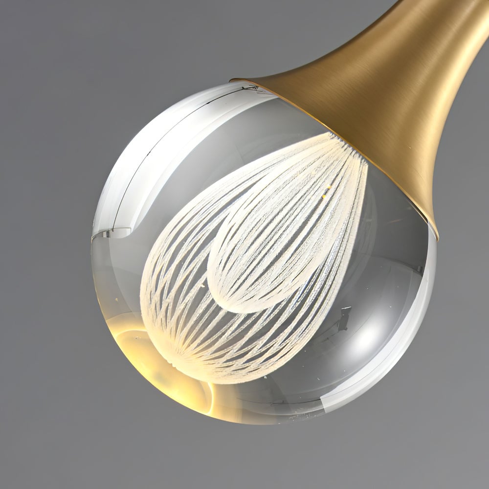 Teardrop Crystal Pendant Light - Lumpaz