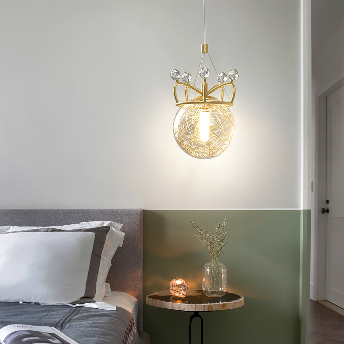 Gypsophila Crown Pendant Lamp - Lumpaz
