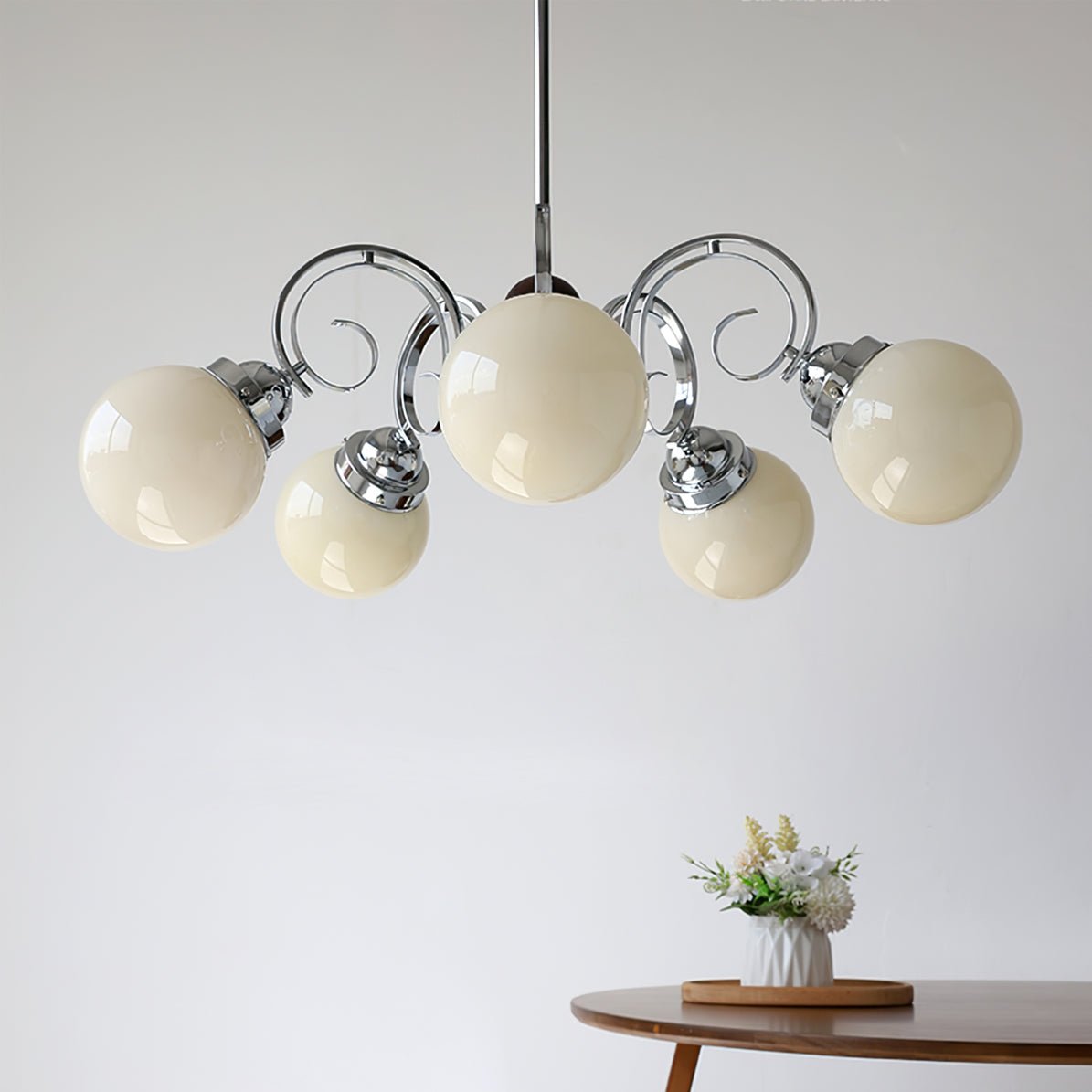 Kotter Cream Chandelier - Lumpaz