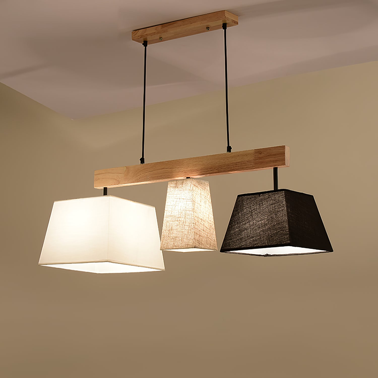 Lindby Wooden Chandelier - Lumpaz