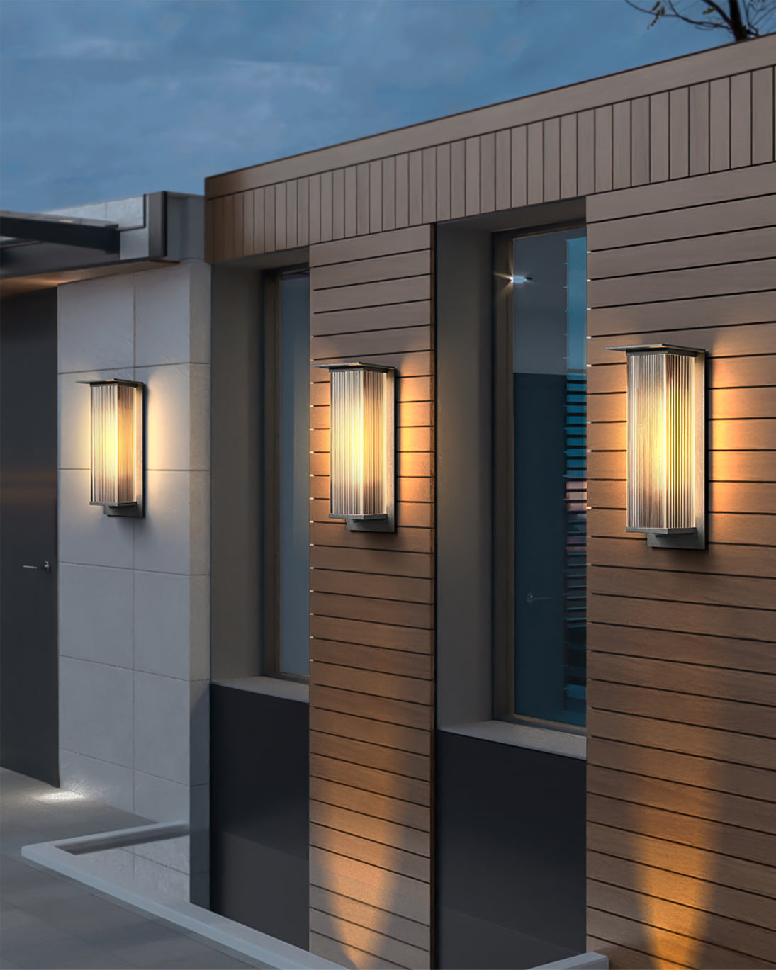 Oleron Box Outdoor Wall Lamp - Lumpaz