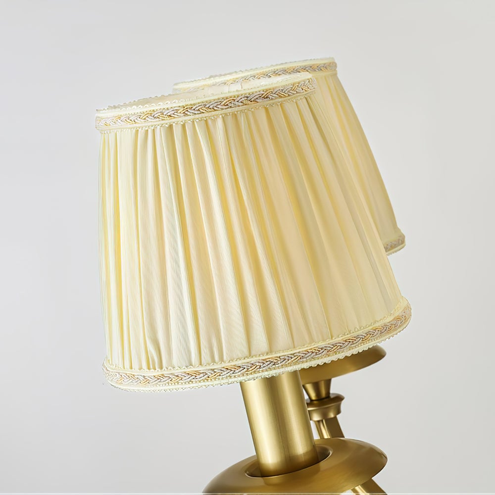 Pleated Brass Wall Lamp - Lumpaz