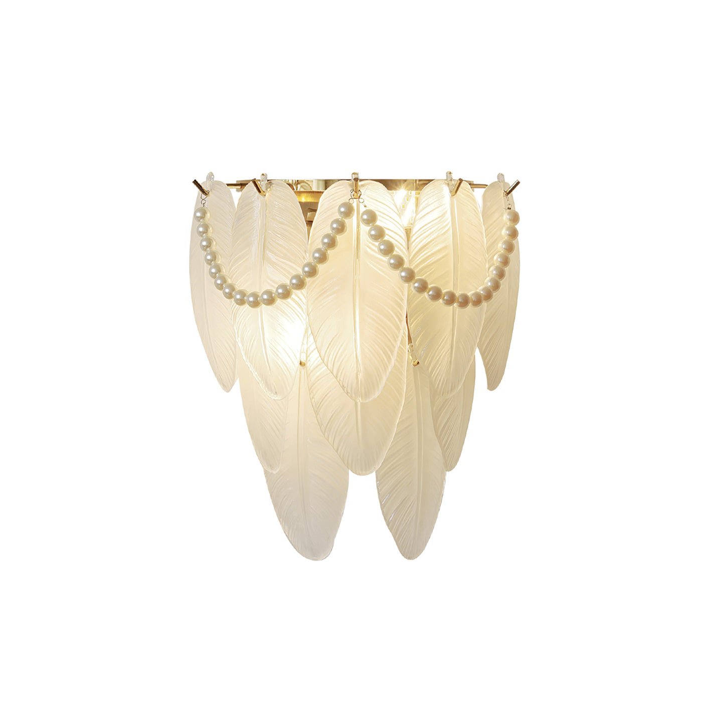 Feather Pearl Wall Lamp - Lumpaz