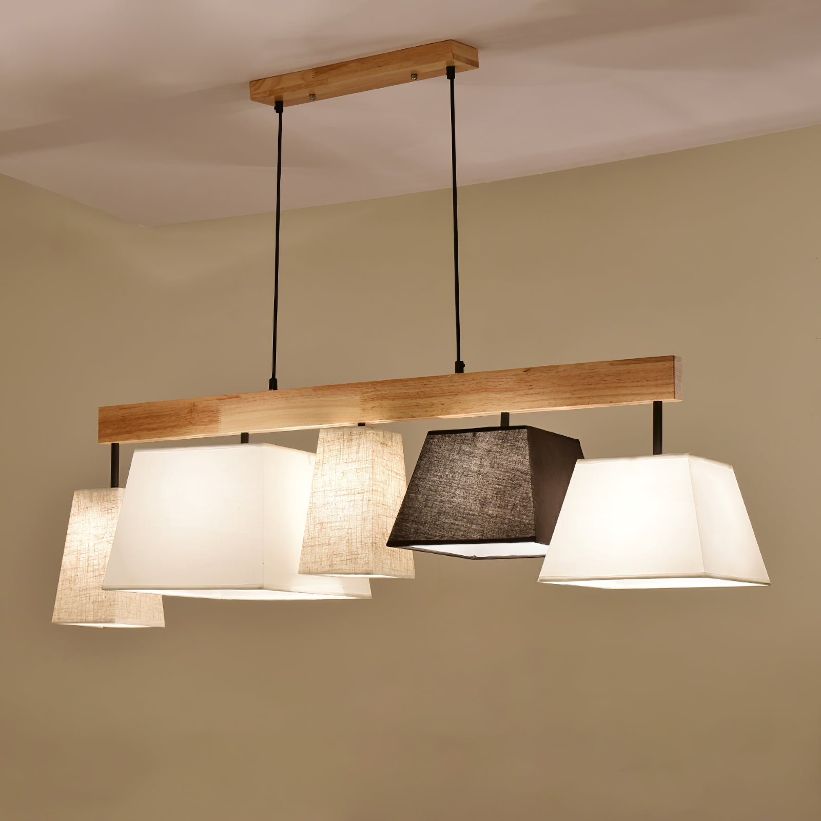 Lindby Wooden Chandelier - Lumpaz