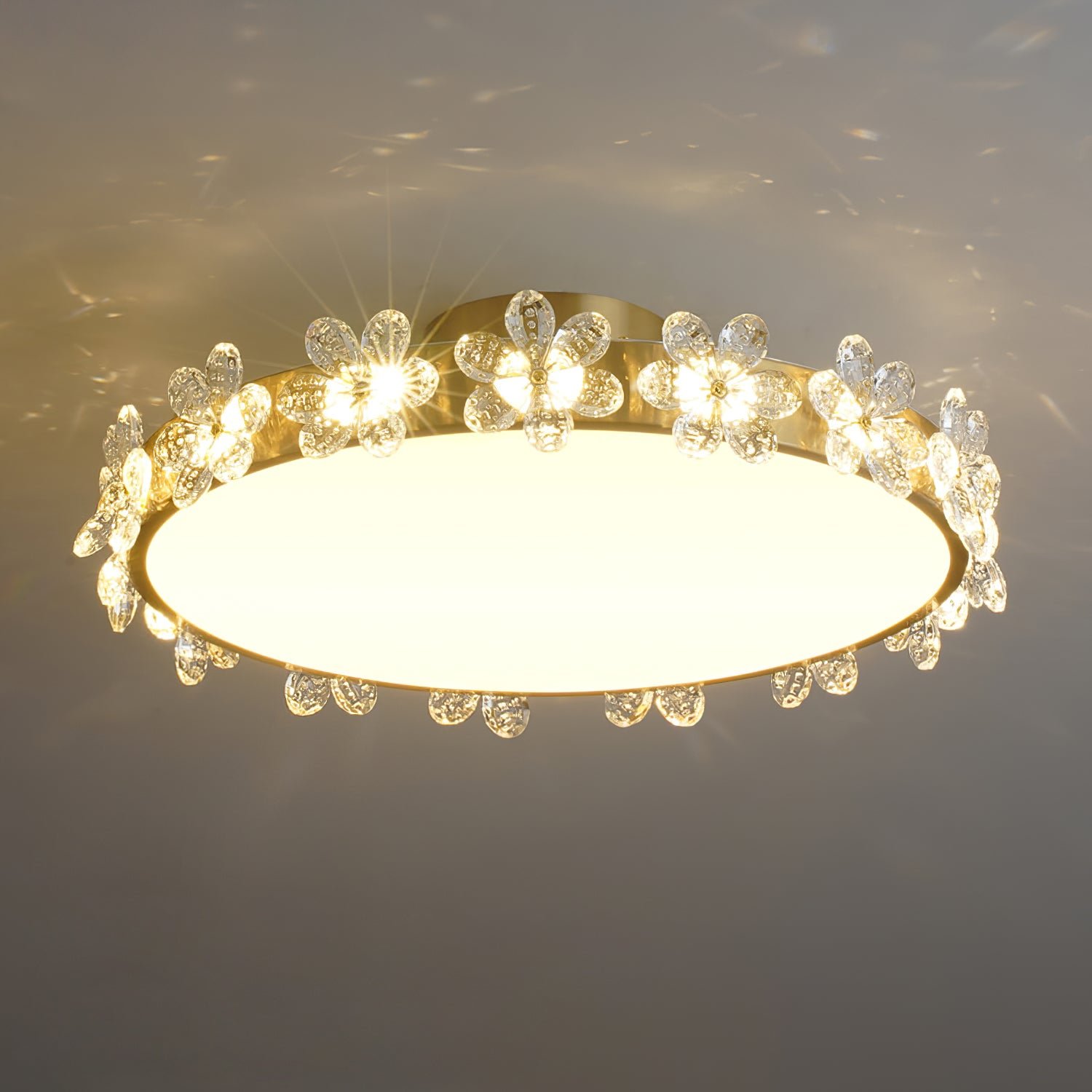 Petal Crystal Ceiling Lamp - Lumpaz