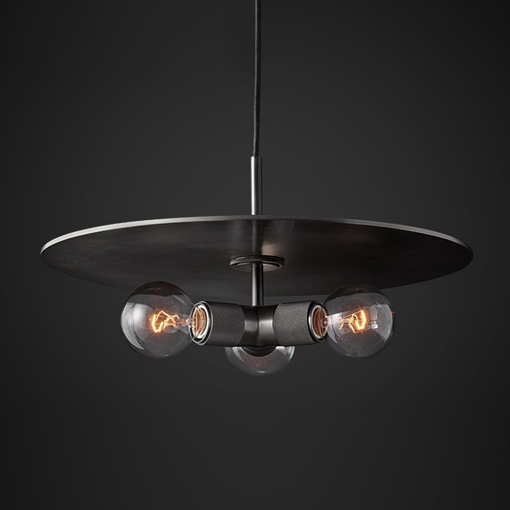 Armed Brass Pendant Lamp - Lumpaz