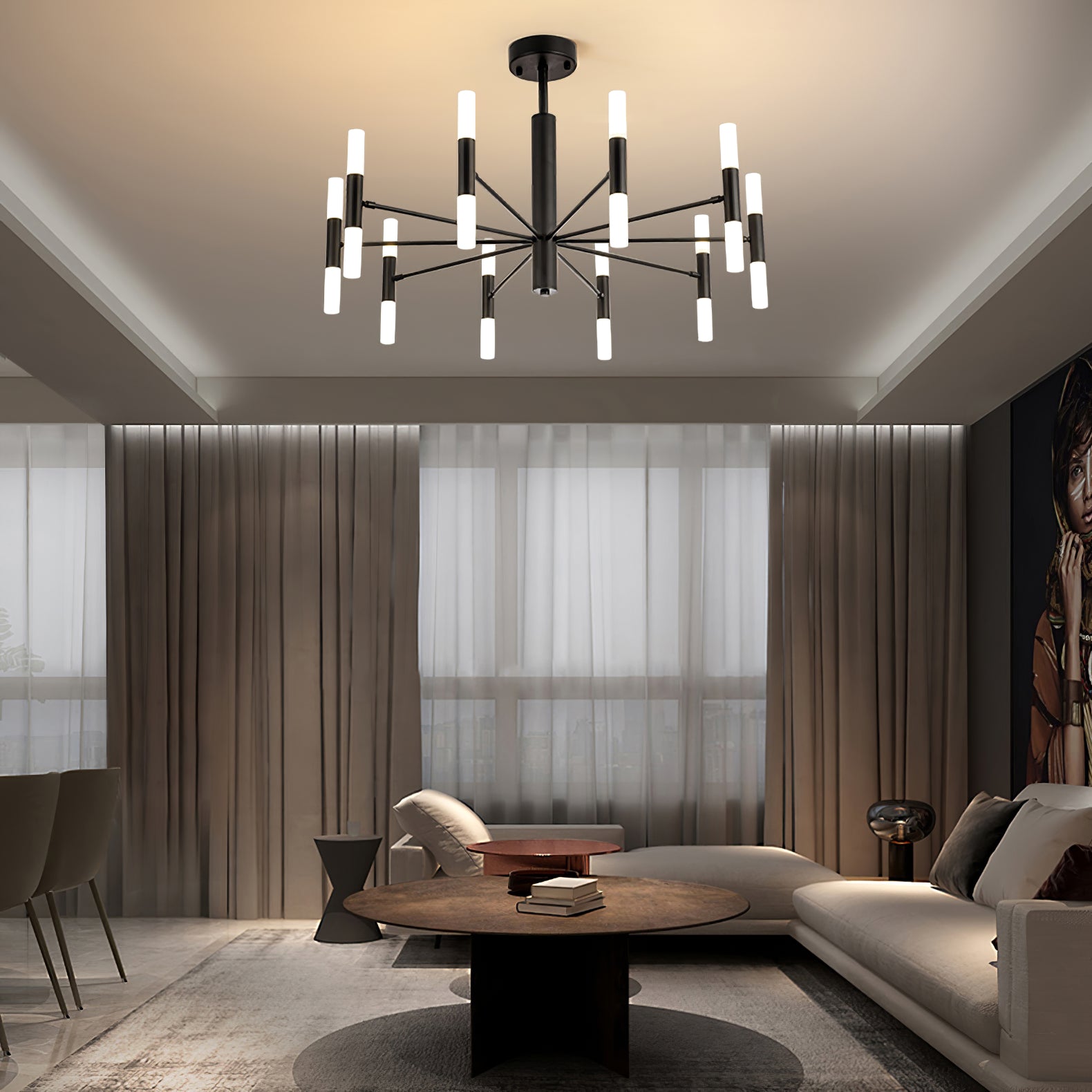 Tube Chandelier - Lumpaz