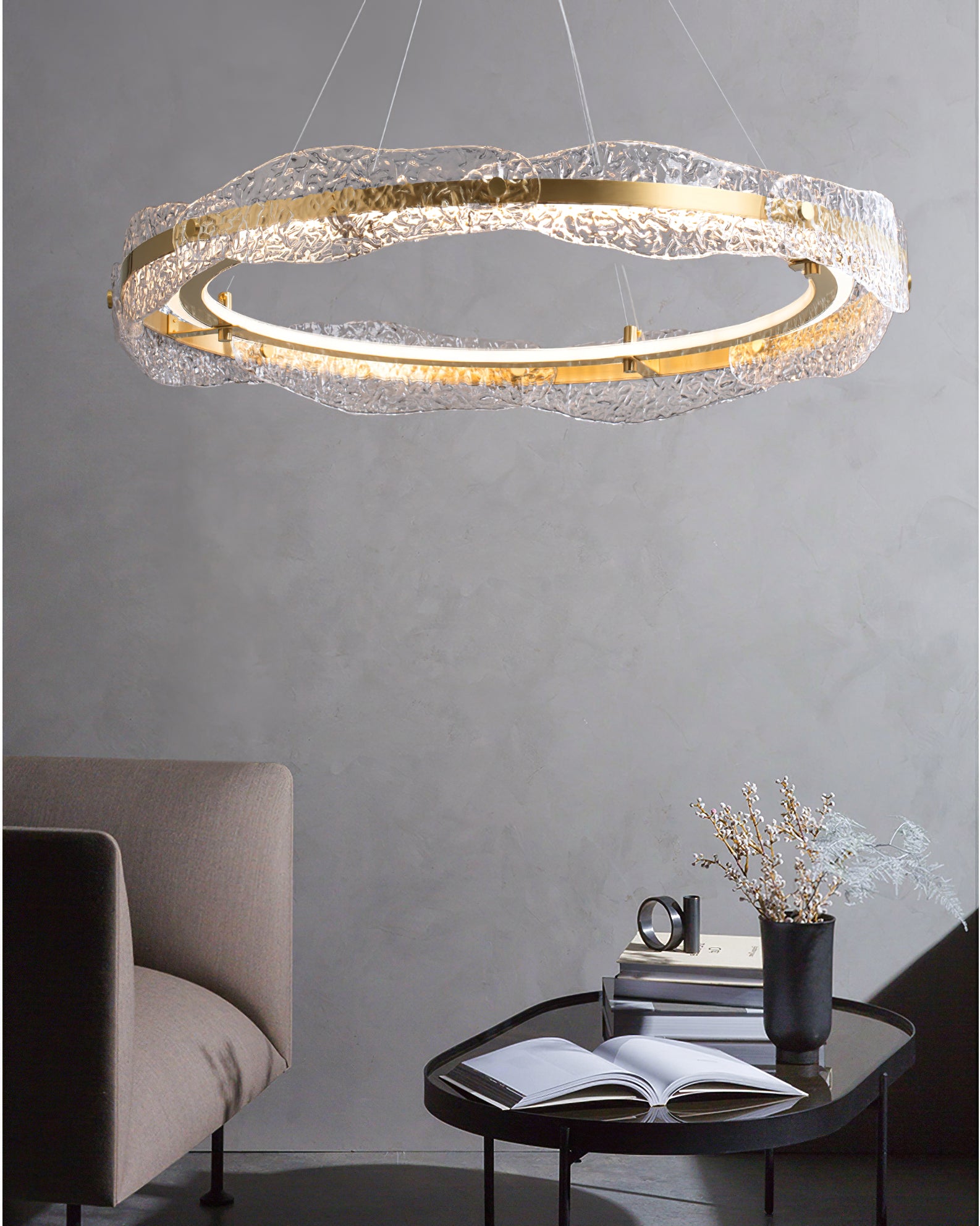Water Ripple Chandelier - Lumpaz