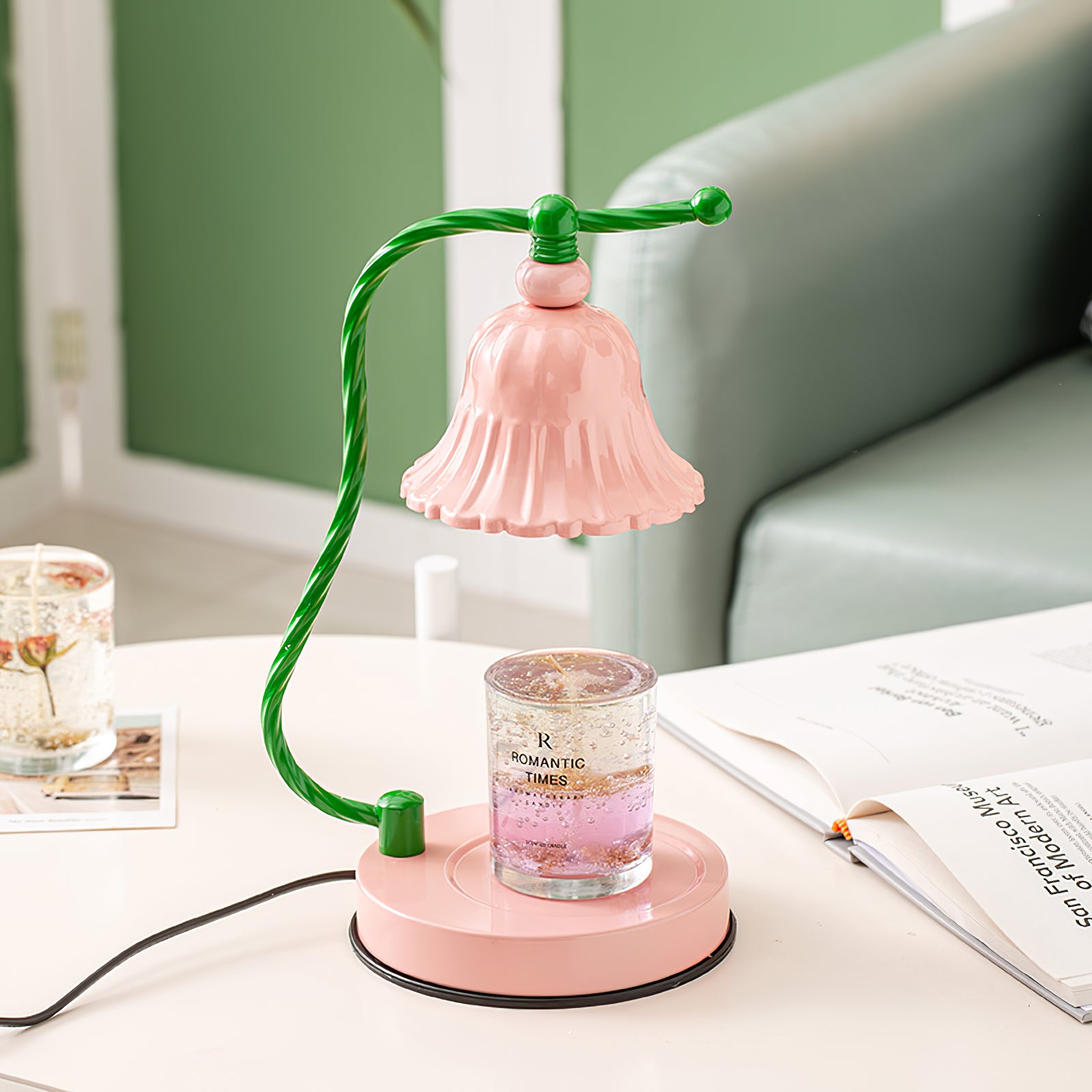 Pink Candle Table Lamp - Lumpaz