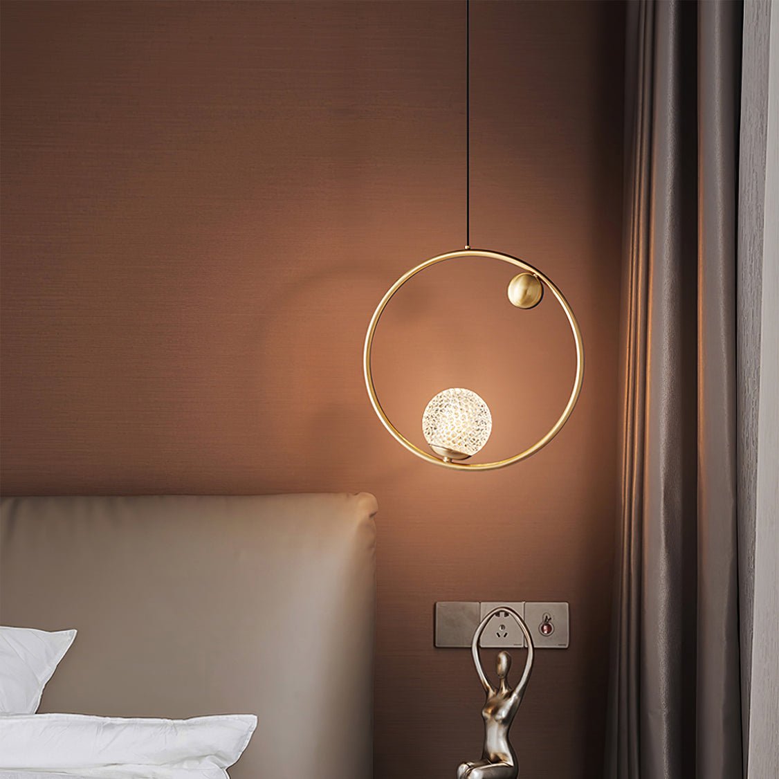 Jupiter Brass Pendant Lamp - Lumpaz