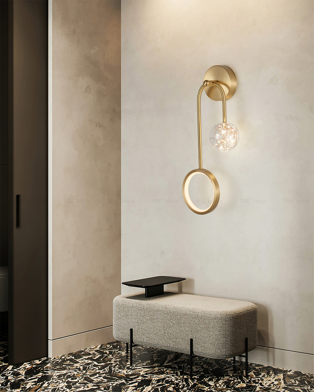 Gypsophila Wall Lamp - Lumpaz